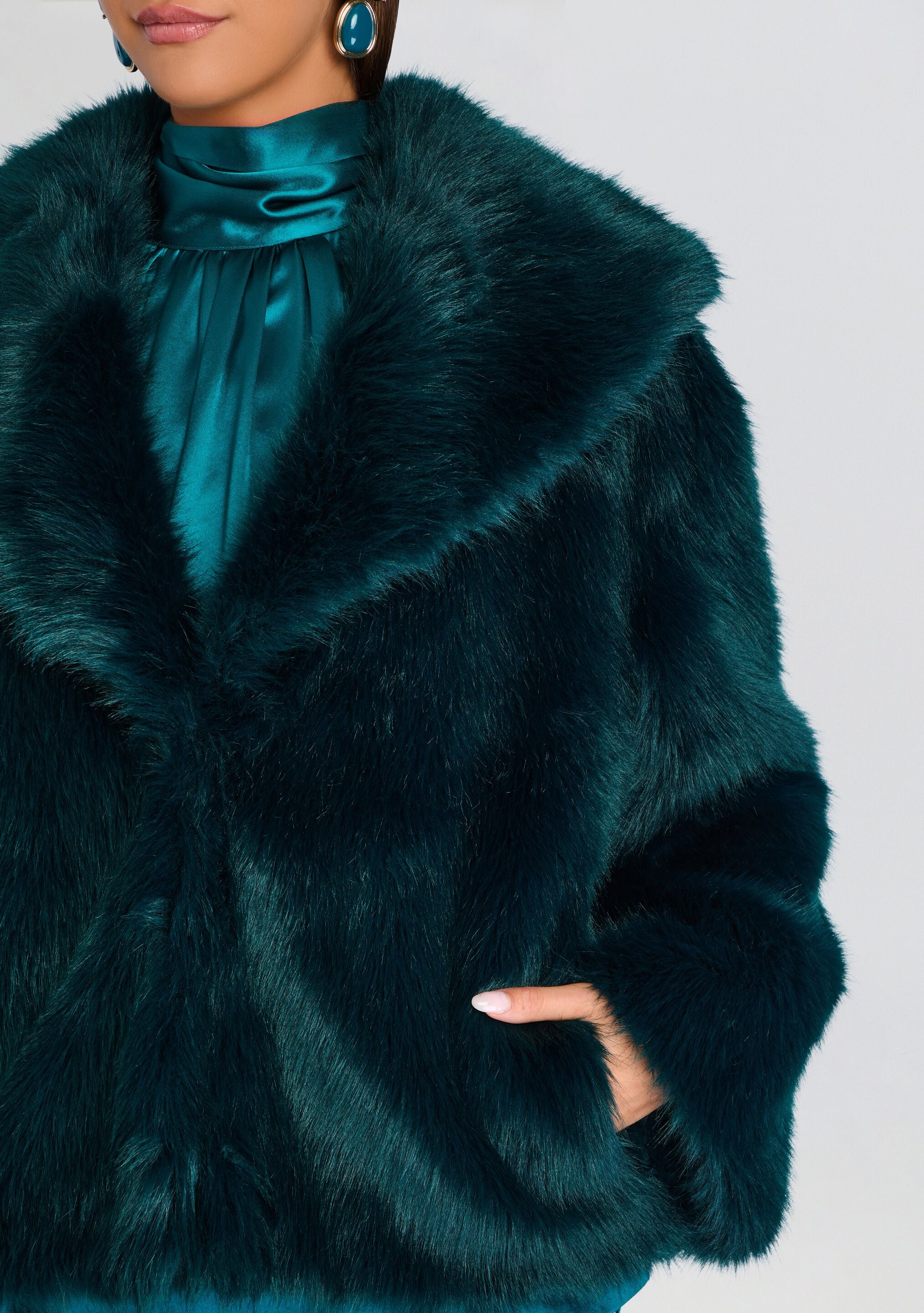 Olsen Faux Fur Jacket, image 2 of 5