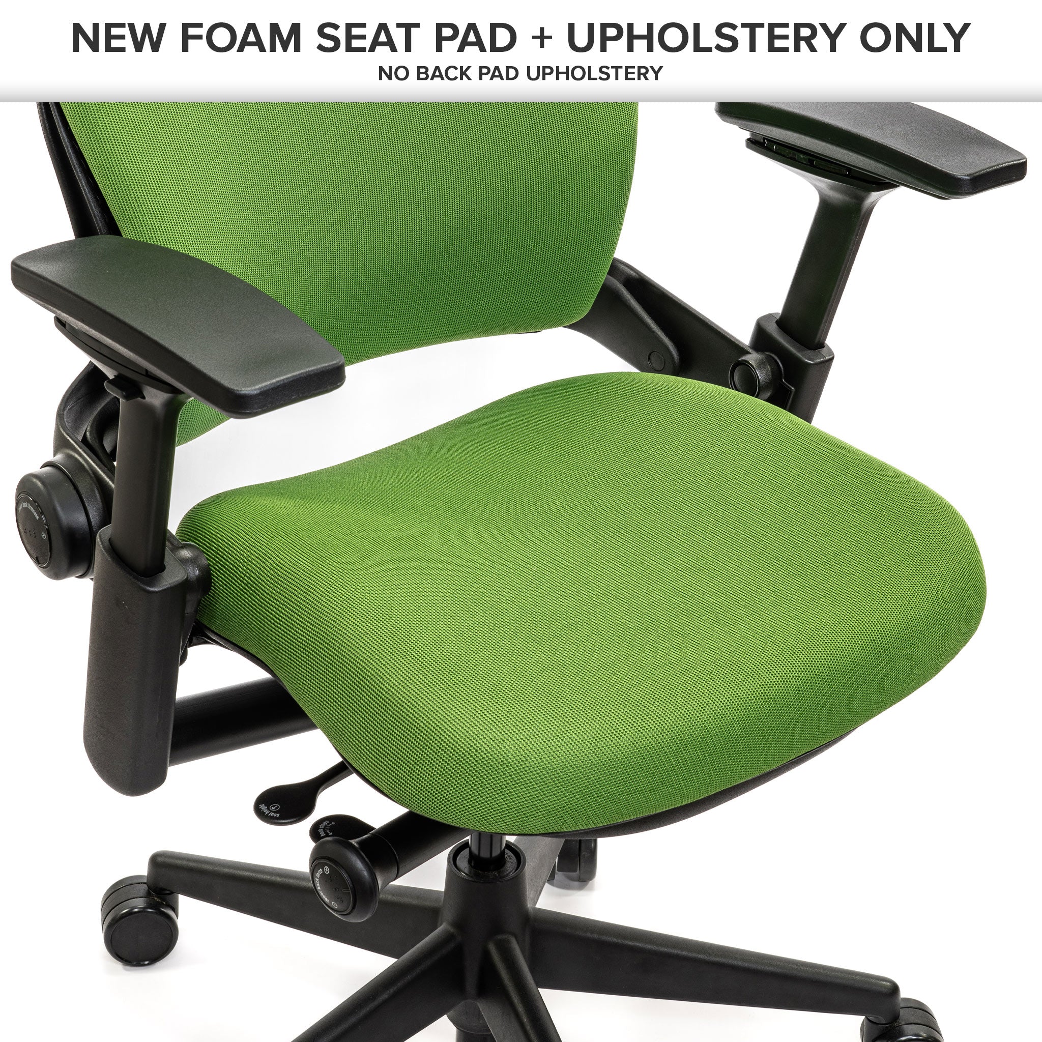 Steelcase Leap V2 (Seat Only) Upholstery Service + New Foam Seat Pad