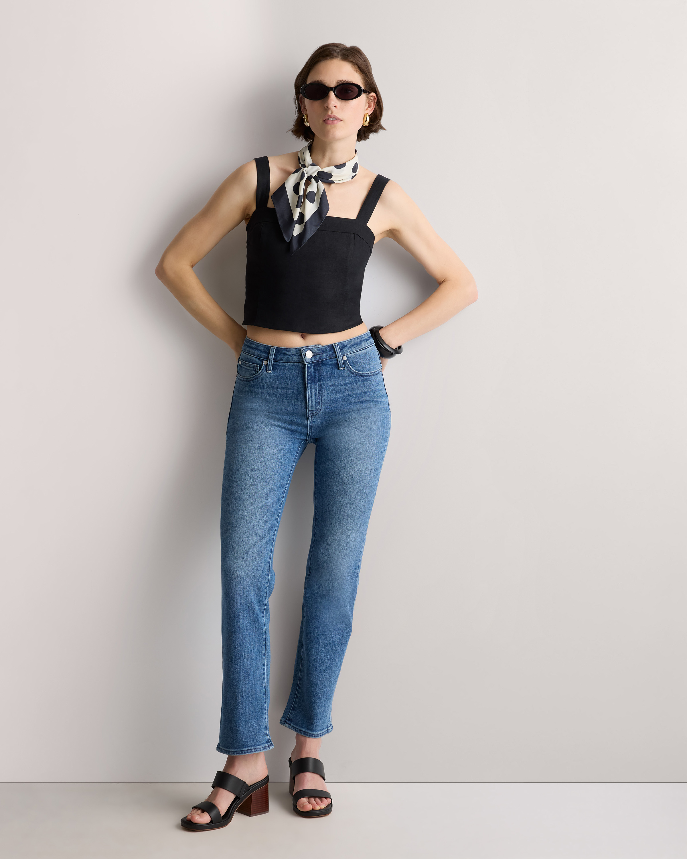 Bella Stretch Straight Jeans — Image 156