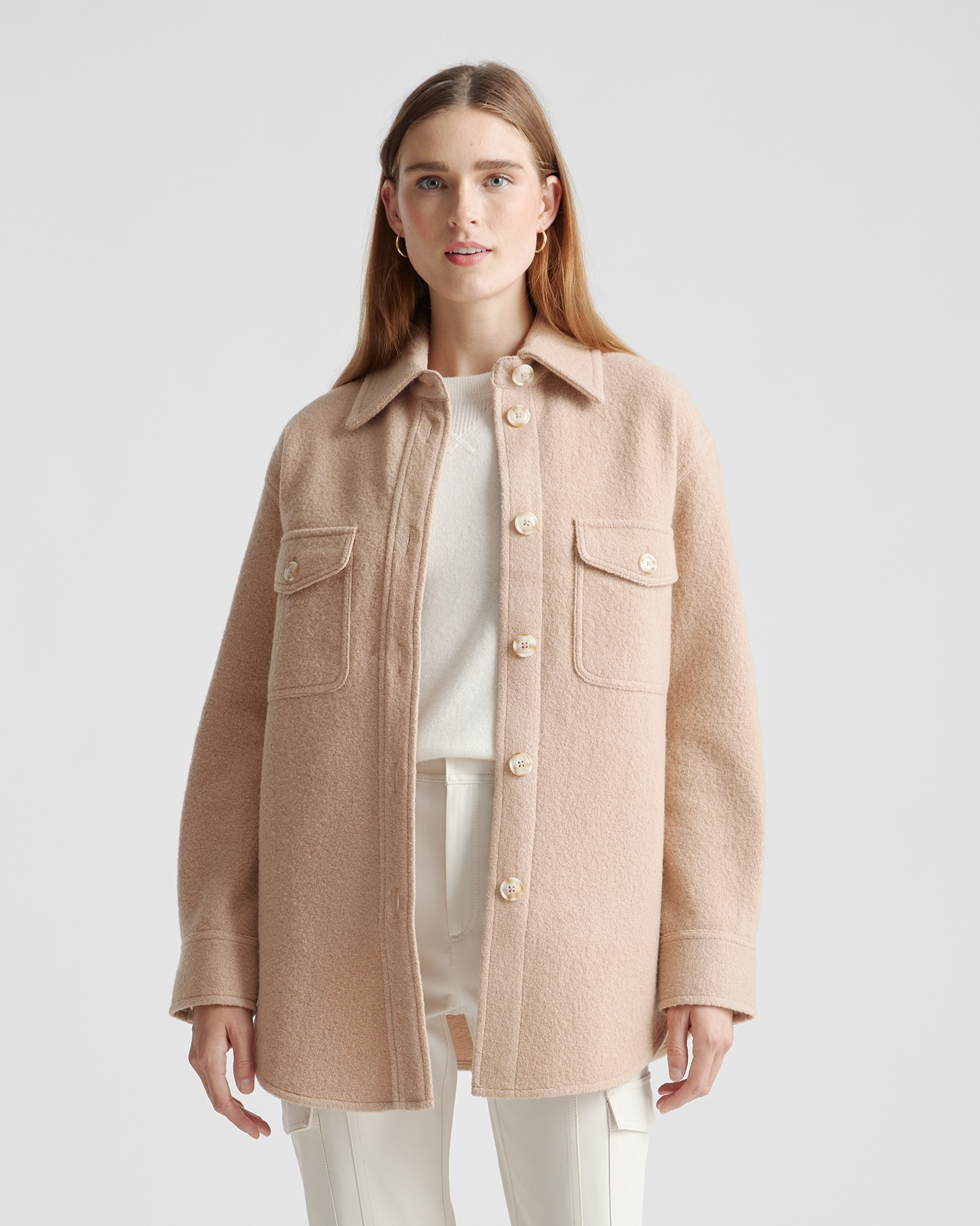 100% Merino Wool Shirt Jacket — Image 54
