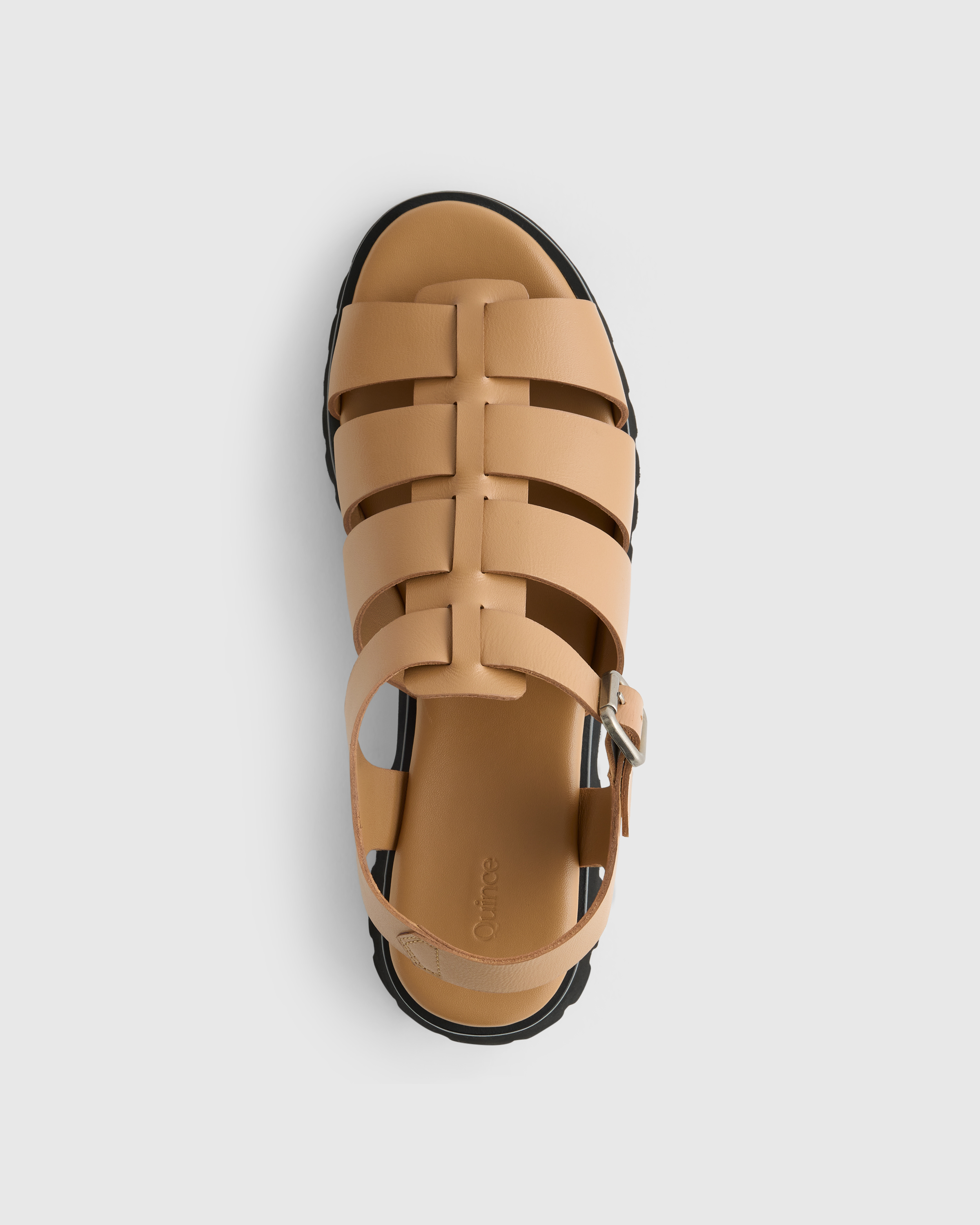 Italian Leather Lug Sole Fisherman Sandal — Image 9