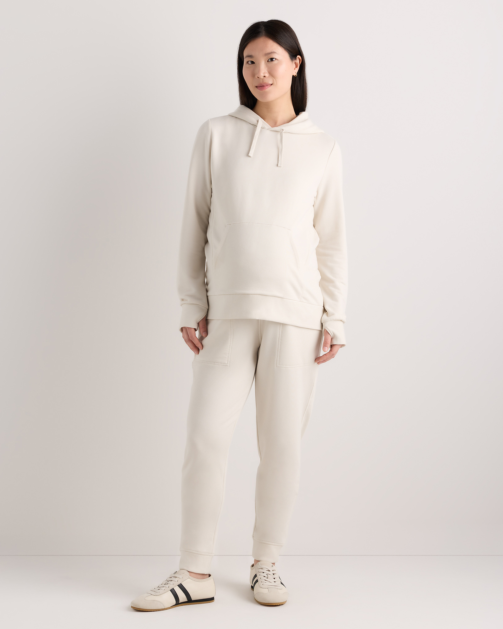 SuperSoft Fleece Maternity & Nursing Hoodie — Image 30