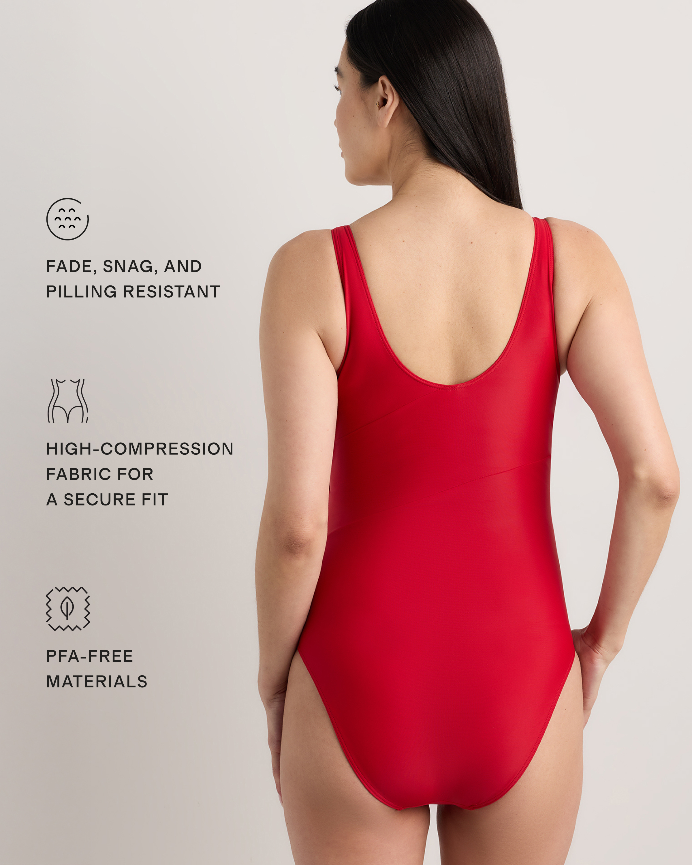 Italian Maternity Wrap One-Piece Swimsuit — Image 3