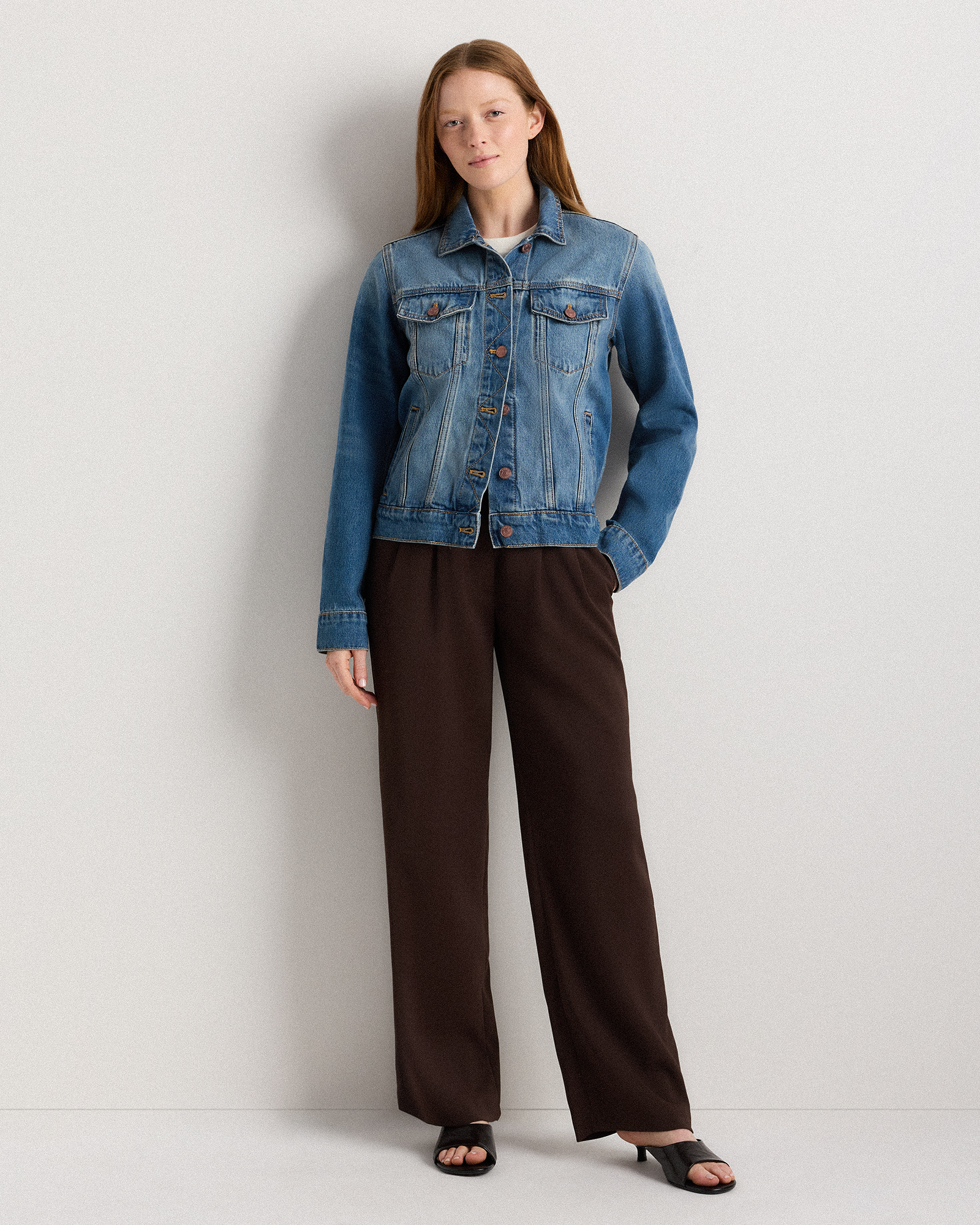 100% Organic Cotton Denim Jacket — Image 17