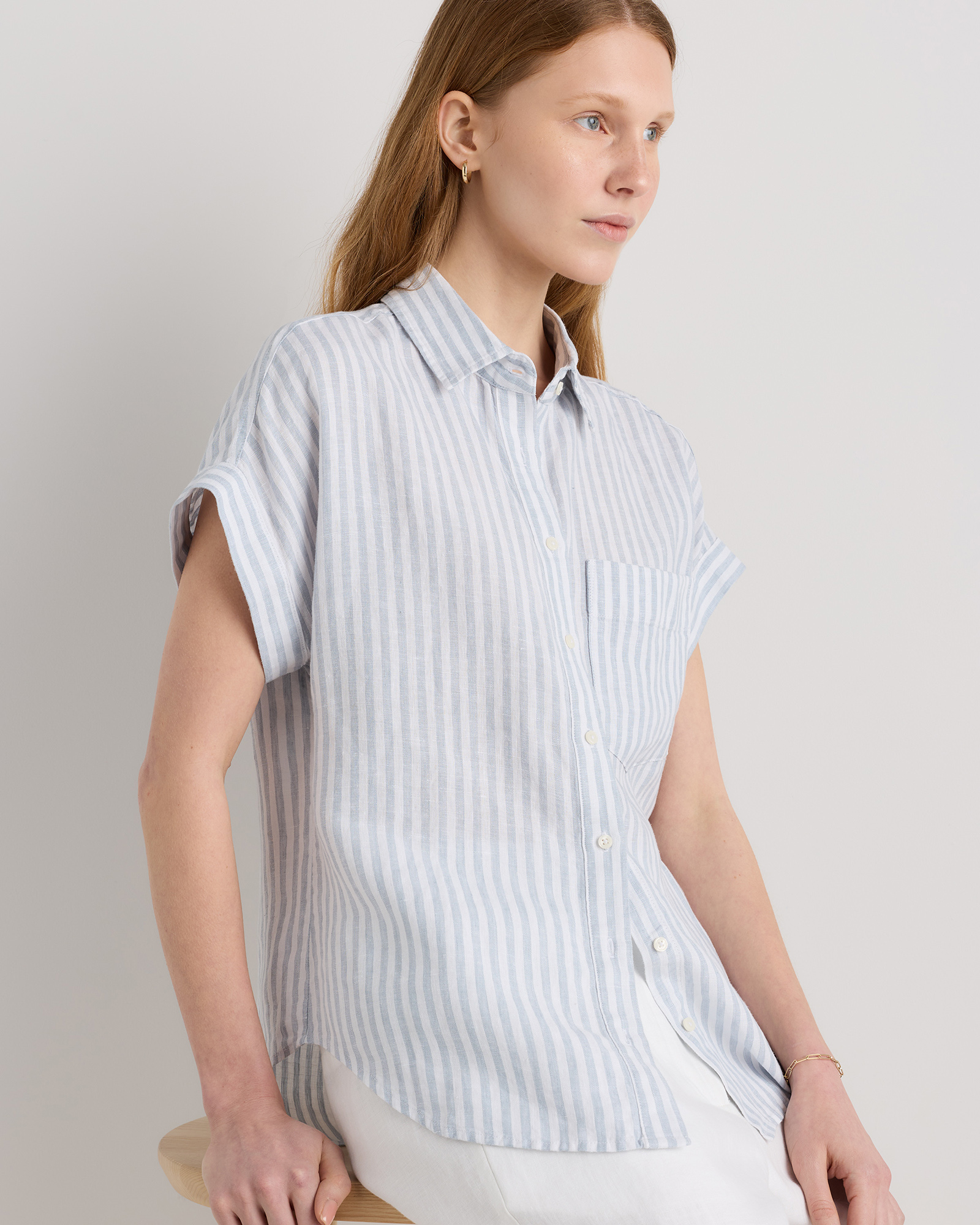 100% European Linen Camp Shirt — Image 33