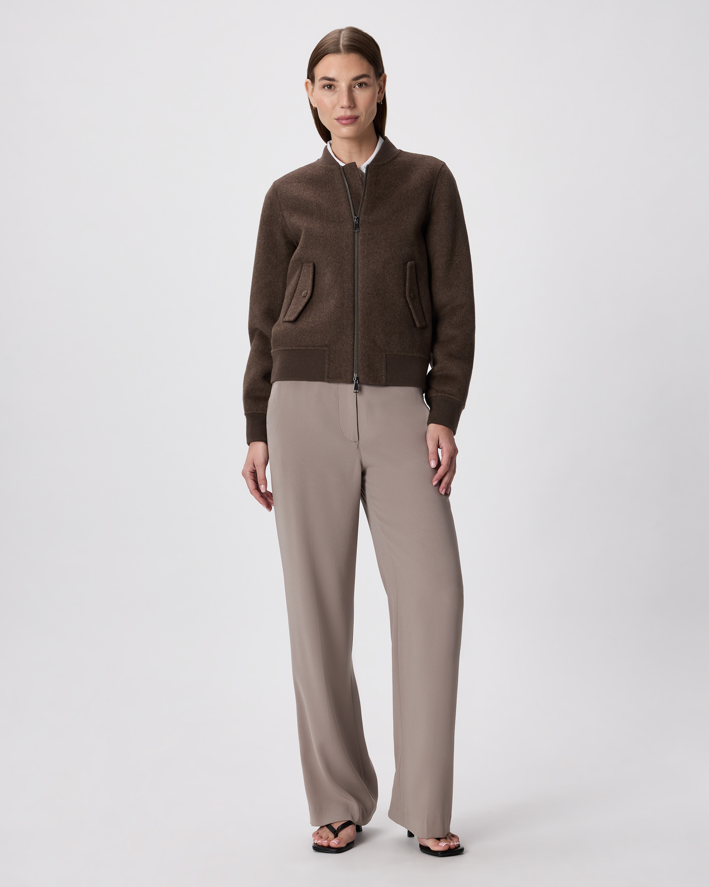 Double-Faced Merino Wool Bomber Jacket — Image 23