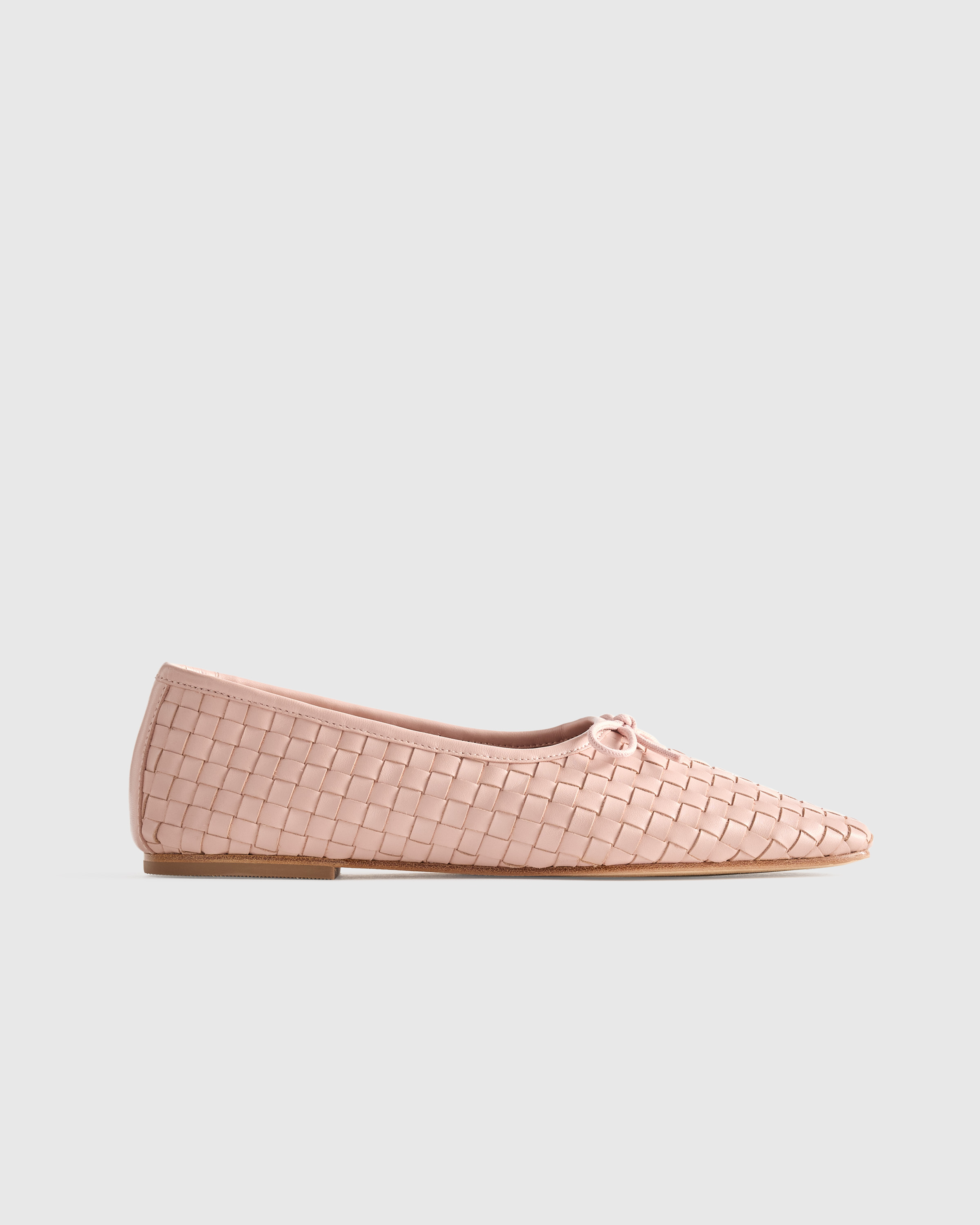 Italian Leather Handwoven Square Toe Ballet Flat — Image 26