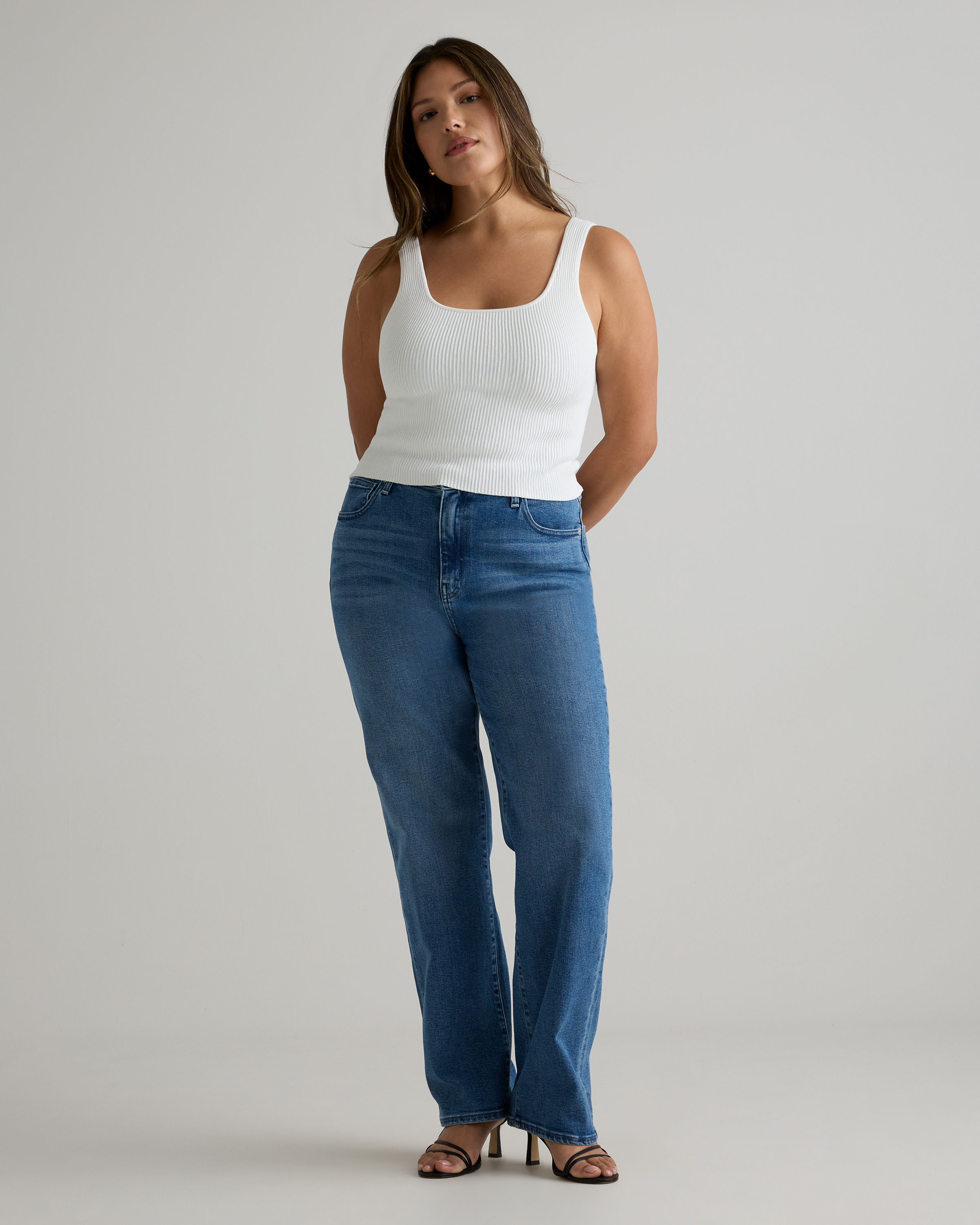 Bella Stretch Straight Jeans — Image 64