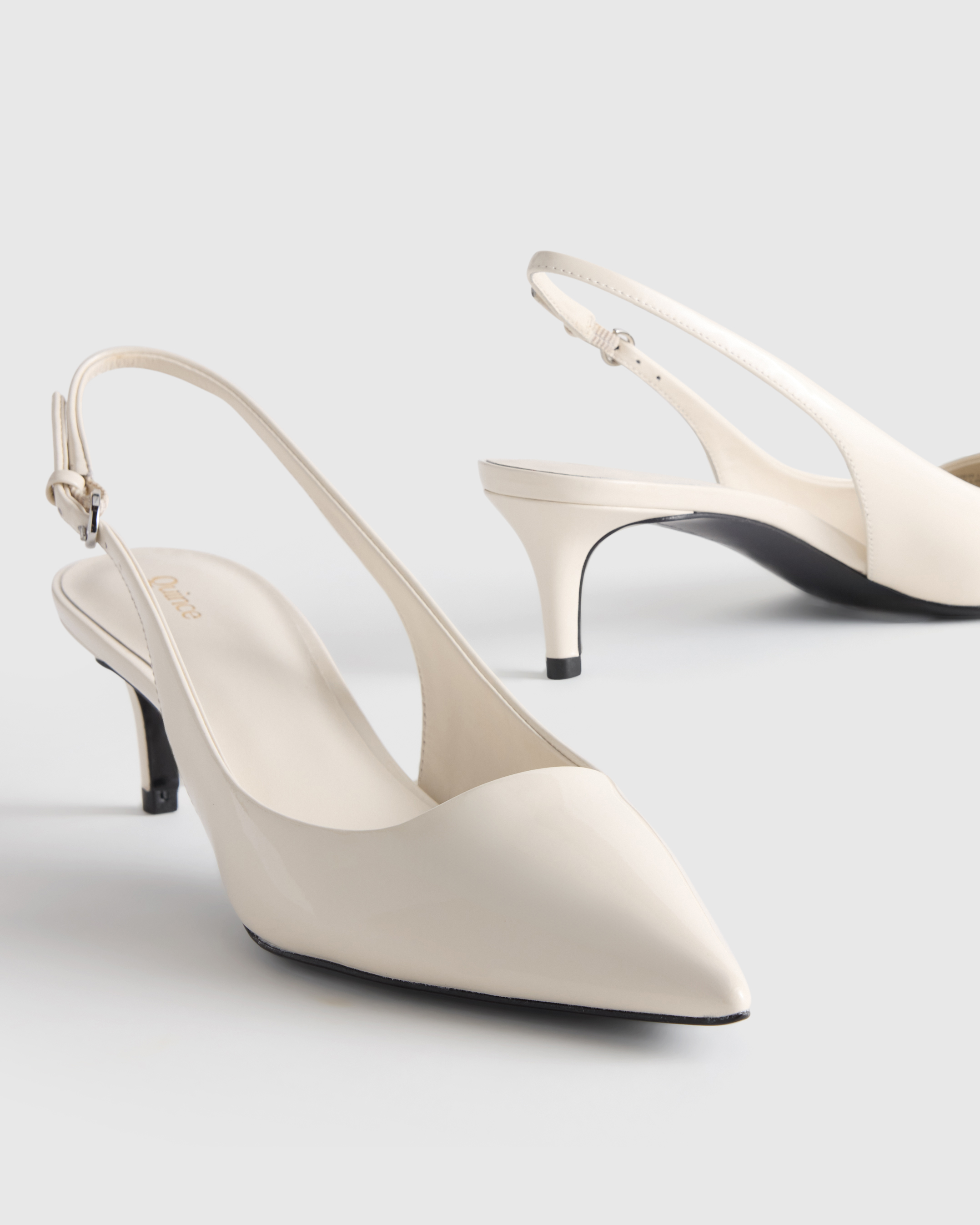 Italian Leather 55mm Slingback Pump — Image 3