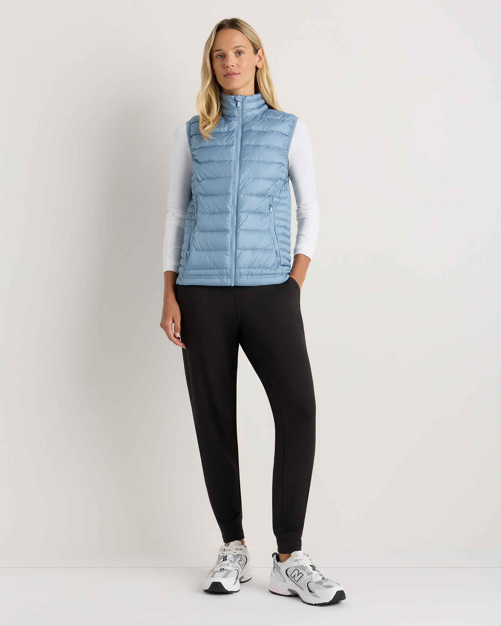 Lightweight Down Packable Puffer Vest — Image 33