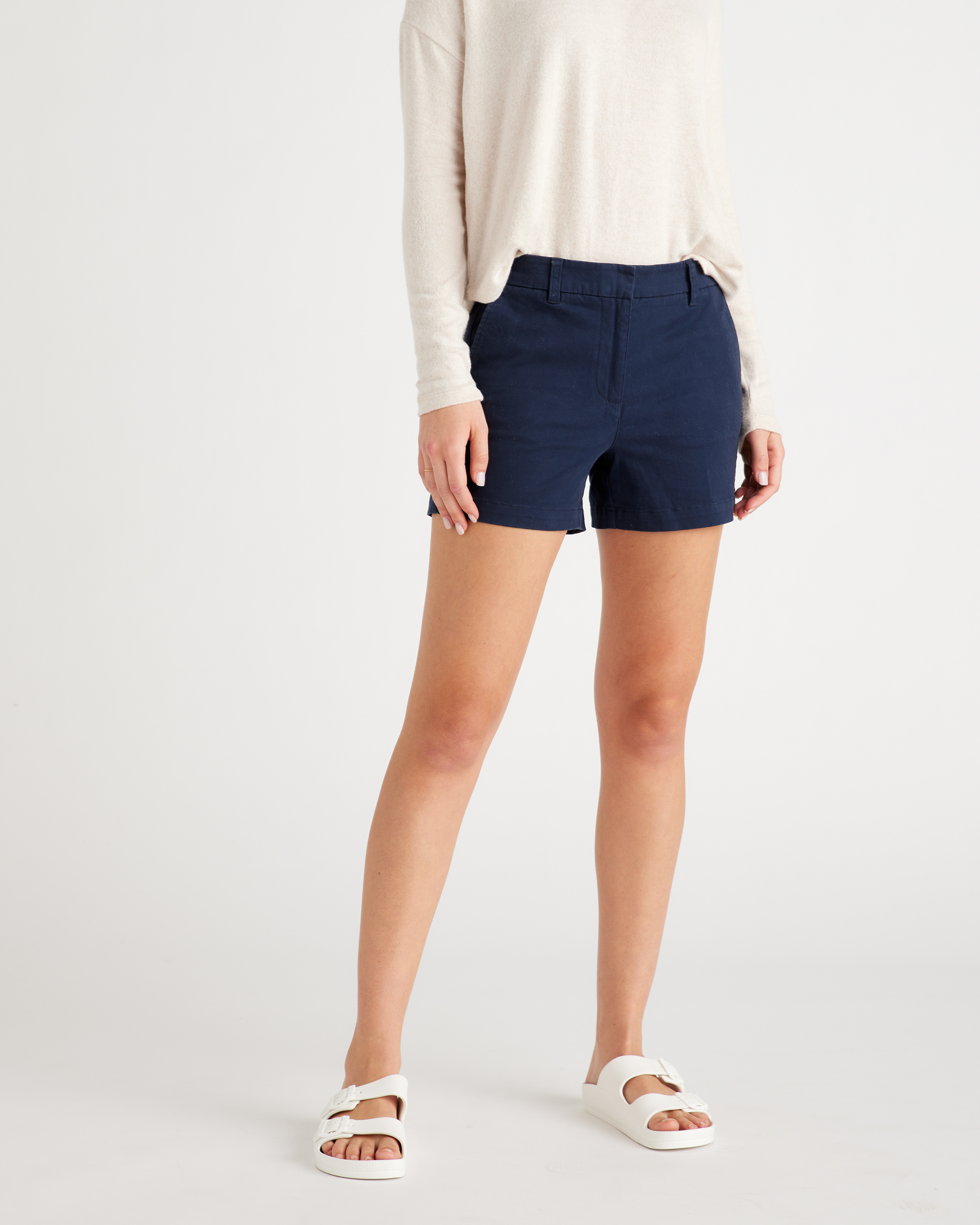 Organic Stretch Cotton Chino Shorts — Image 7