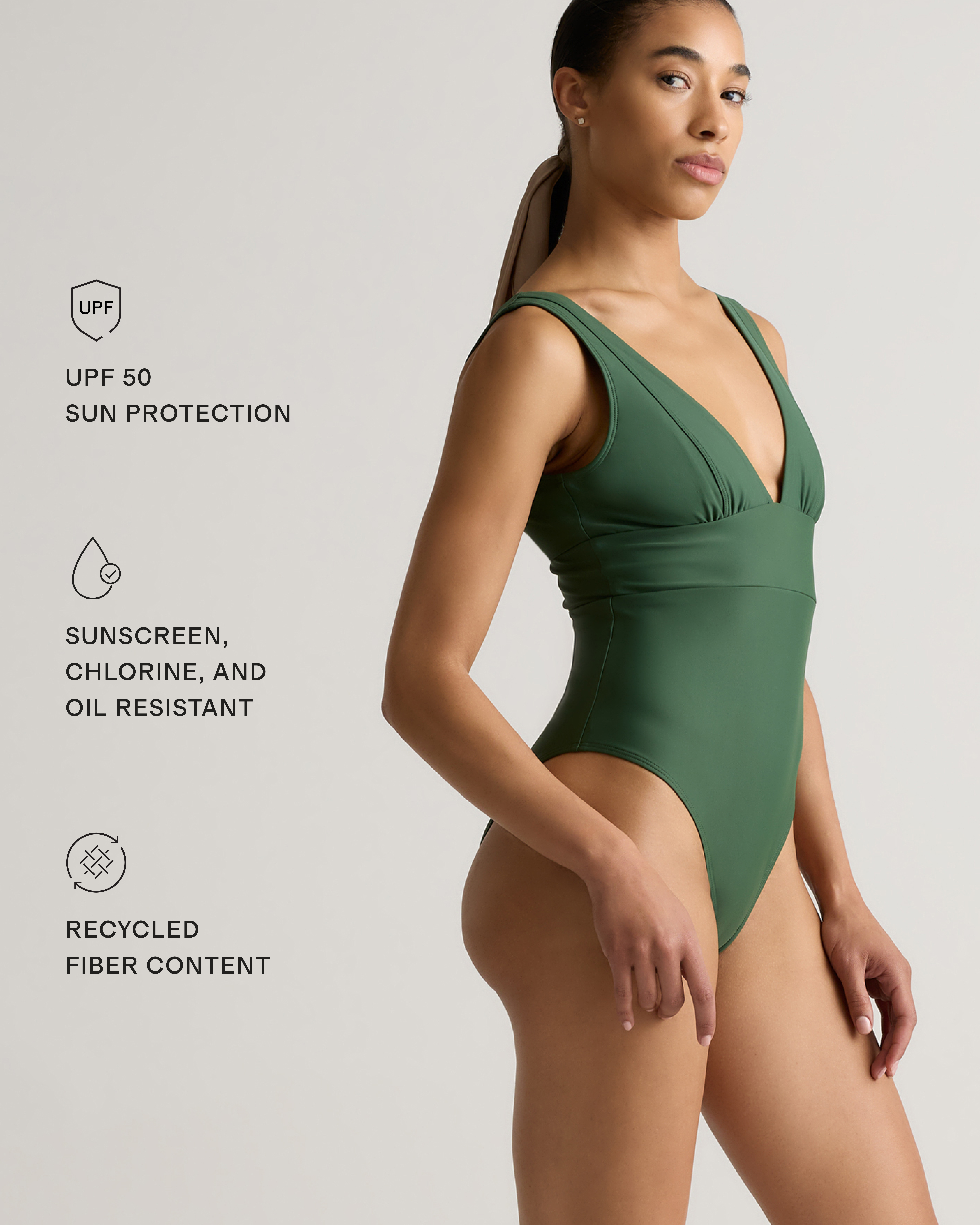Italian Plunge One-Piece Swimsuit — Image 4