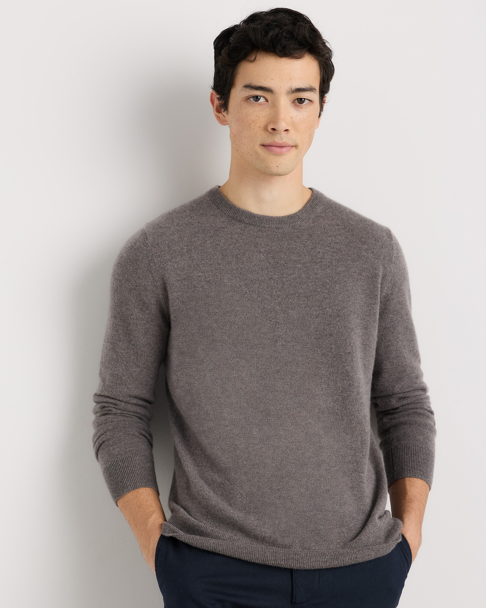 Mongolian Cashmere Crewneck Sweater — Image 45