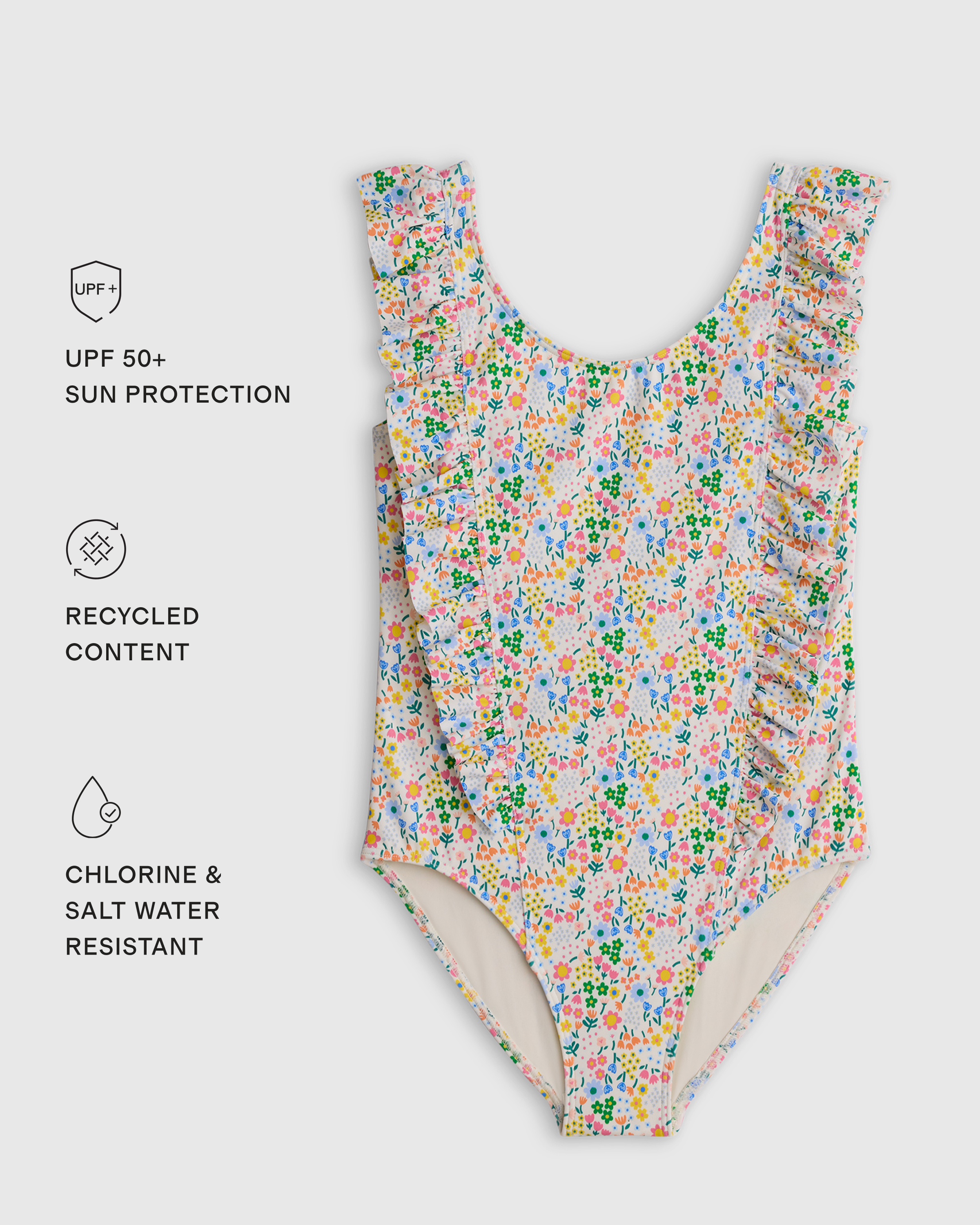 Ruffle One Piece Swimsuit — Image 5