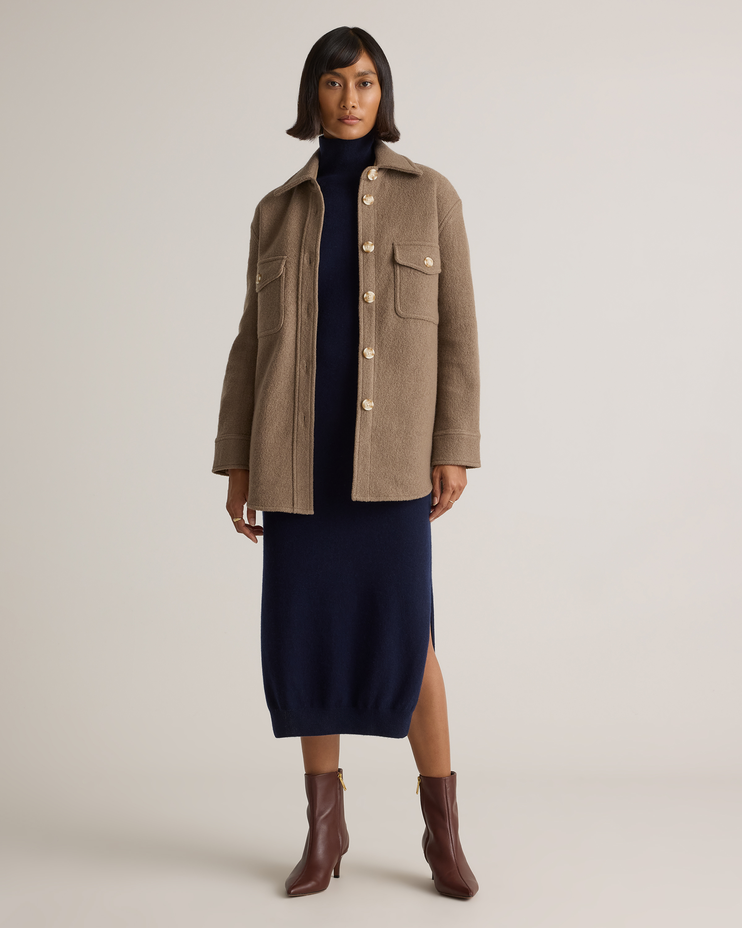 100% Merino Wool Shirt Jacket — Image 38