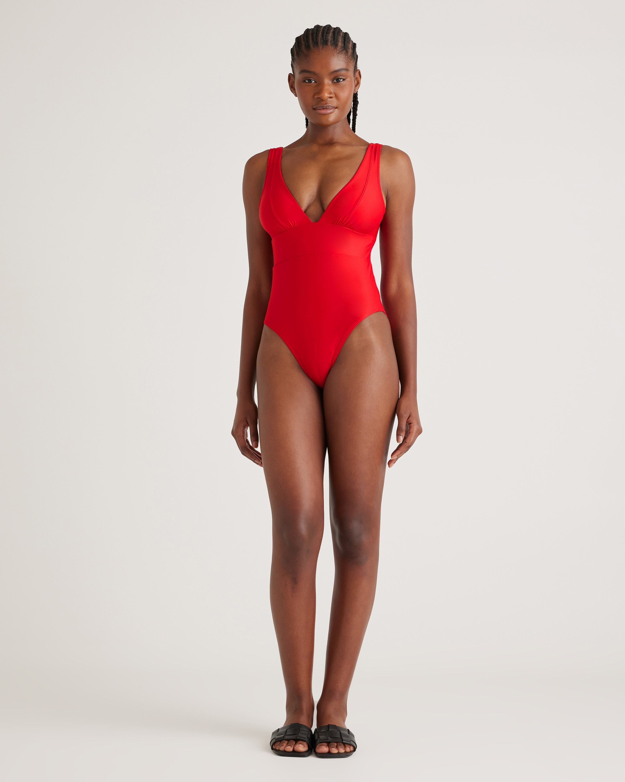 Italian Plunge One-Piece Swimsuit — Image 35