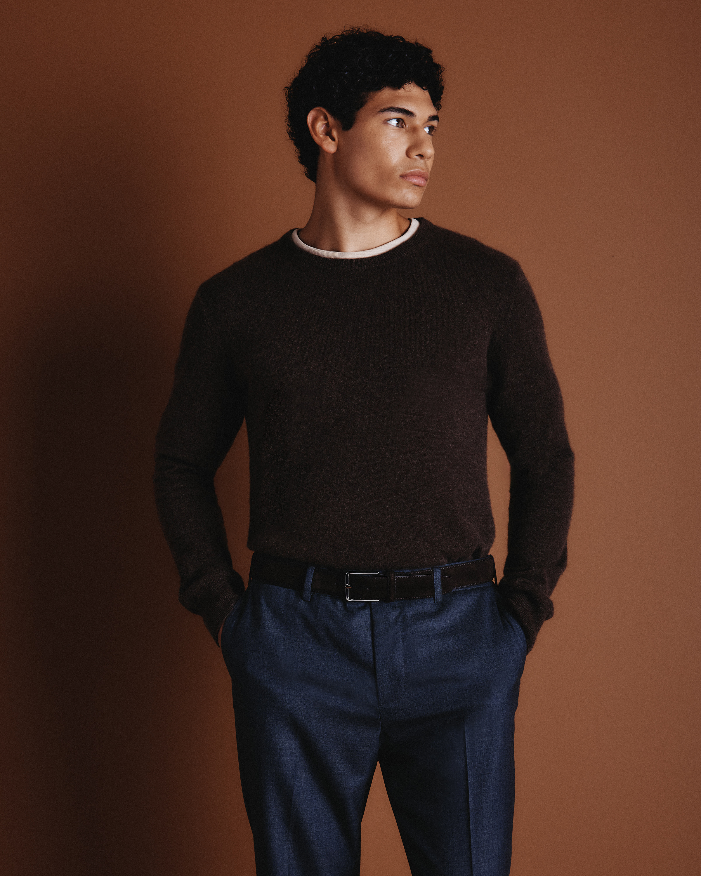 Mongolian Cashmere Crewneck Sweater — Image 6