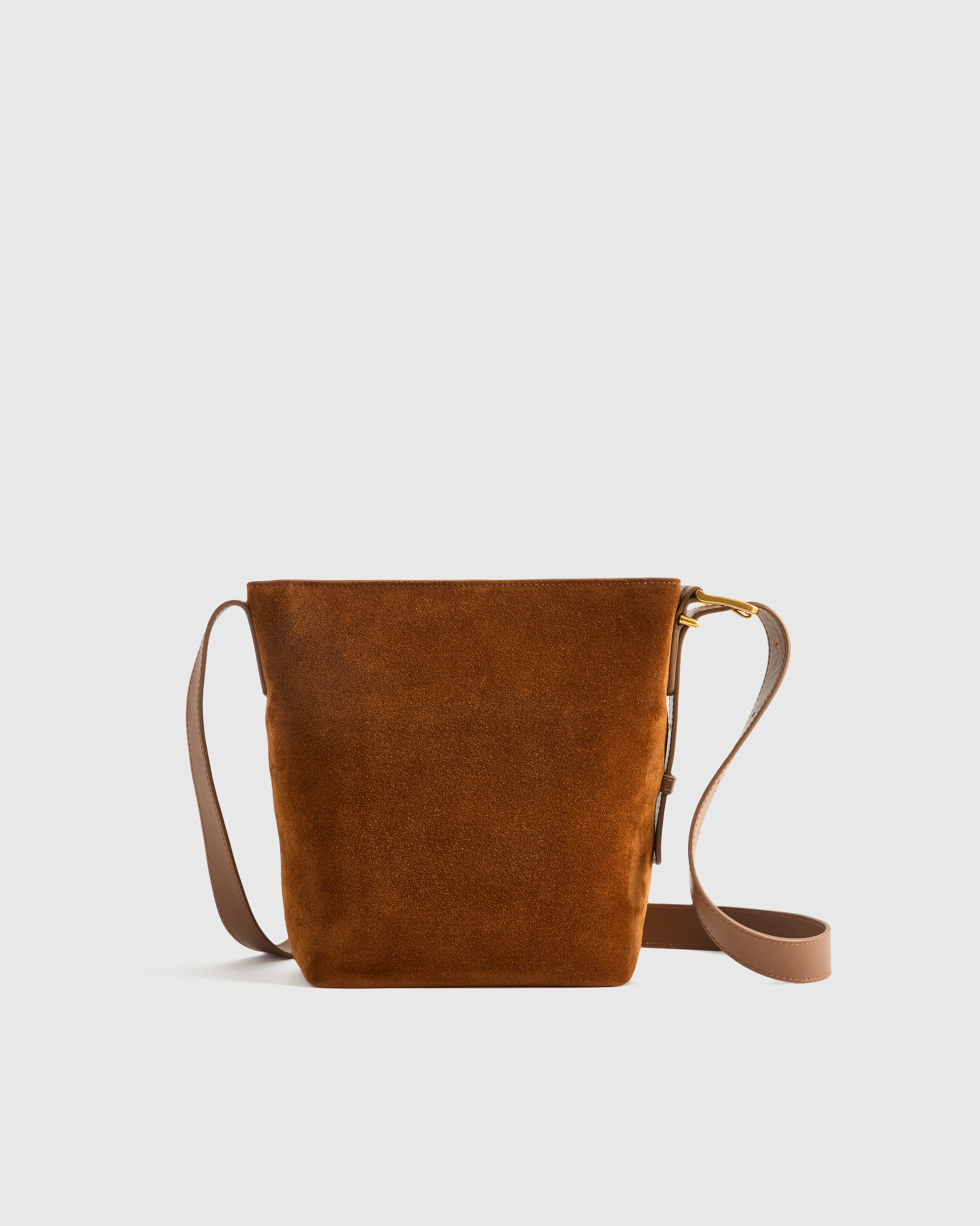 Italian Suede Bucket Crossbody — Image 29