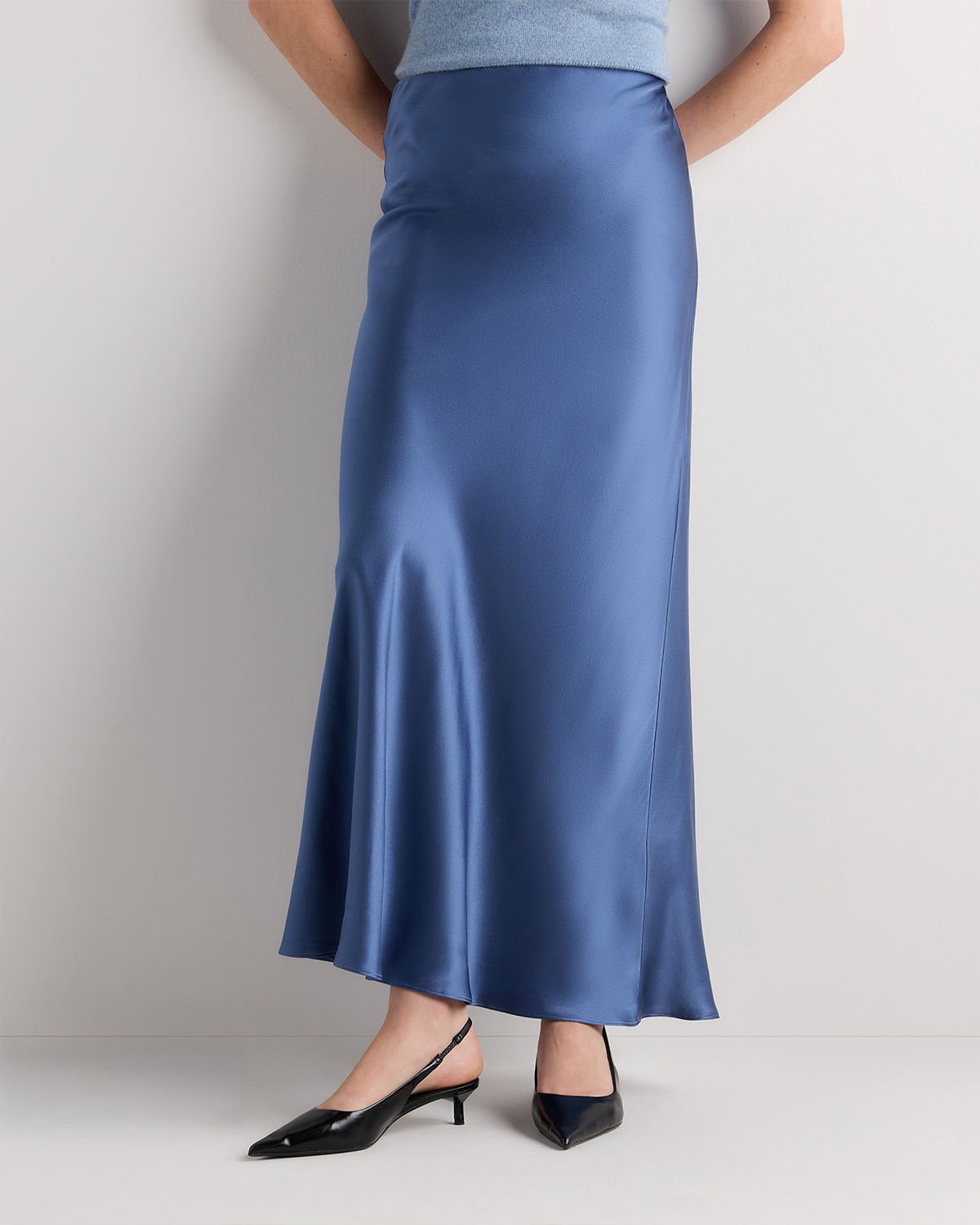 100% Washable Silk Maxi Skirt — Image 64