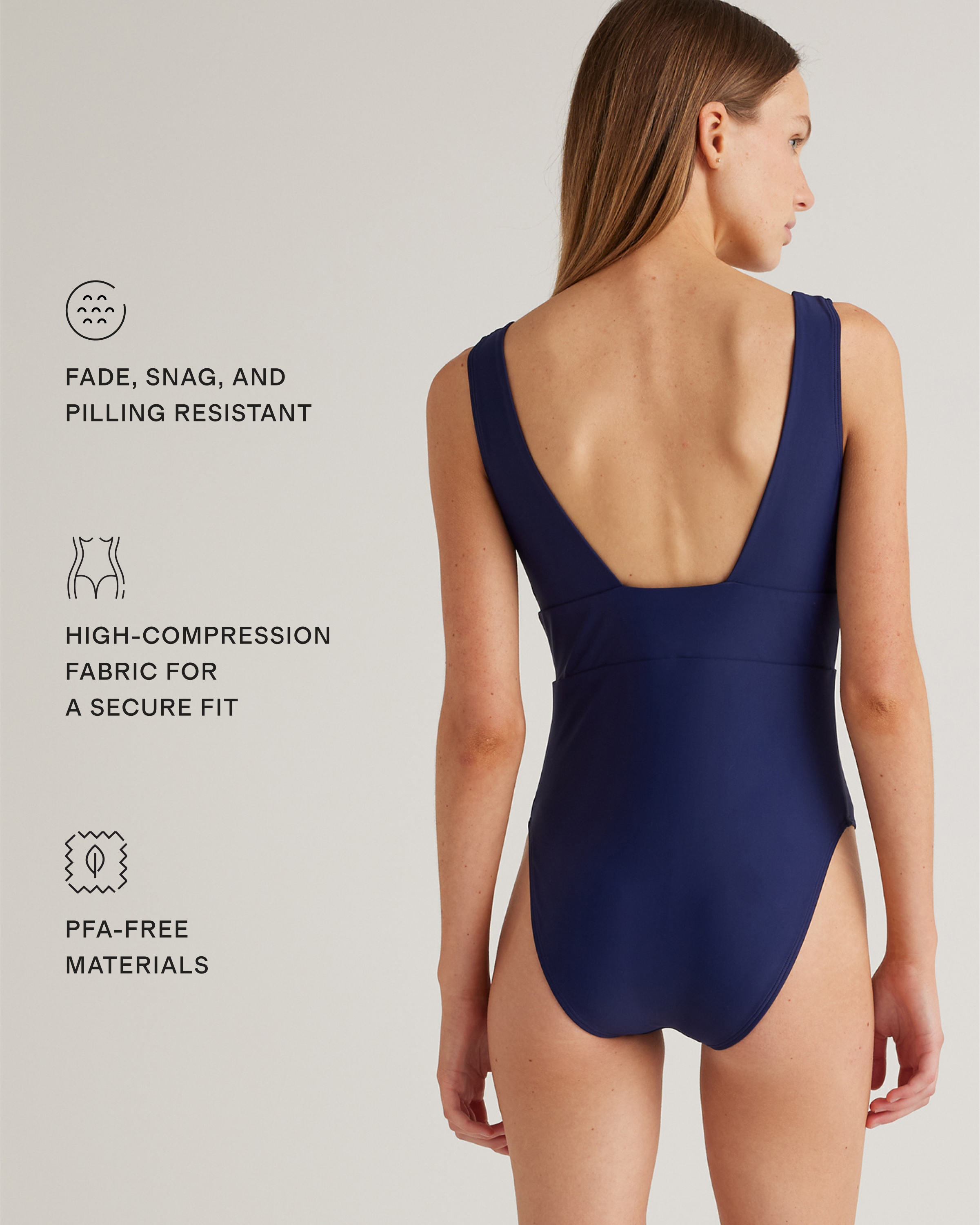 Italian Plunge One-Piece Swimsuit — Image 16