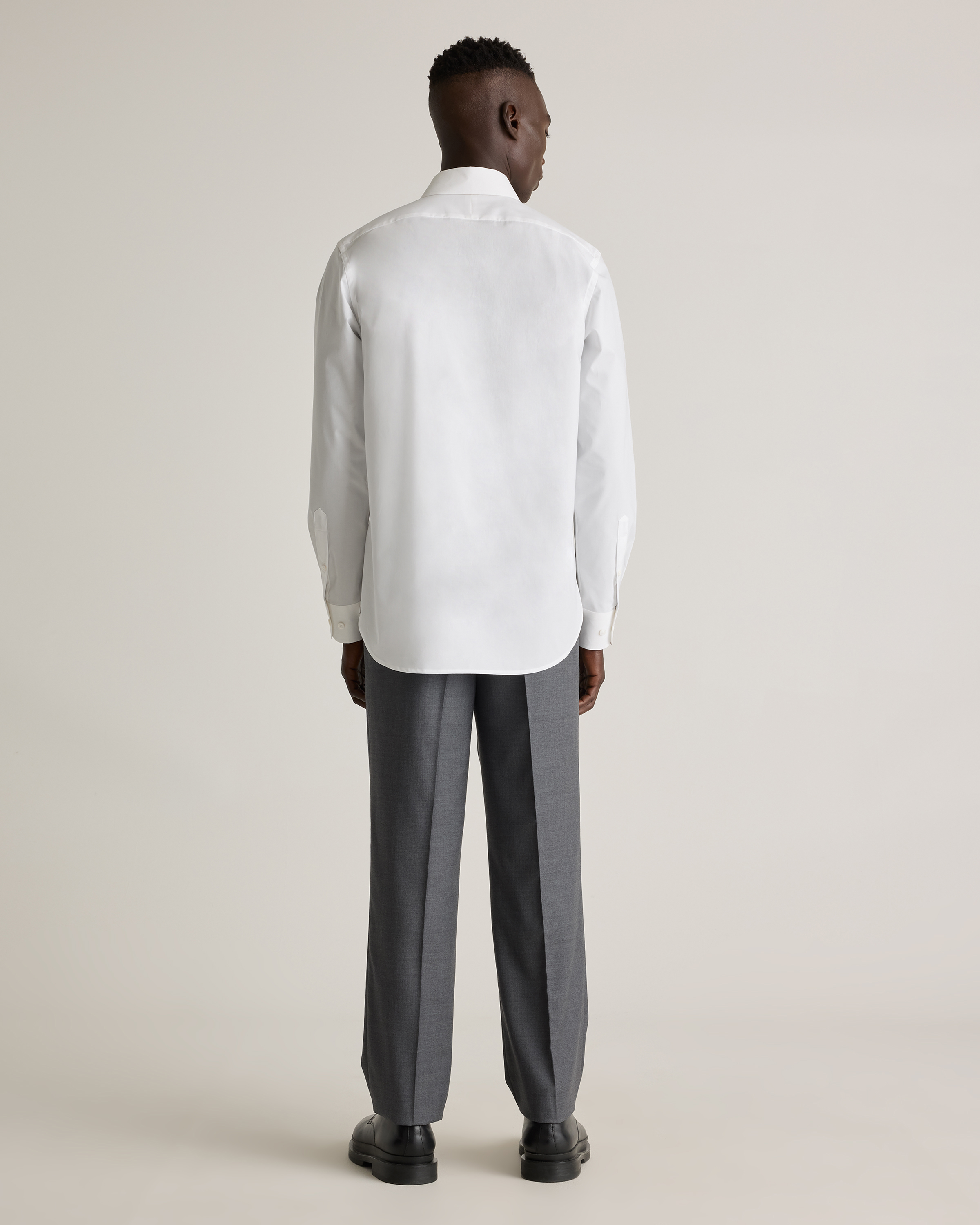 Organic Cotton Stretch Poplin Dress Shirt — Image 27