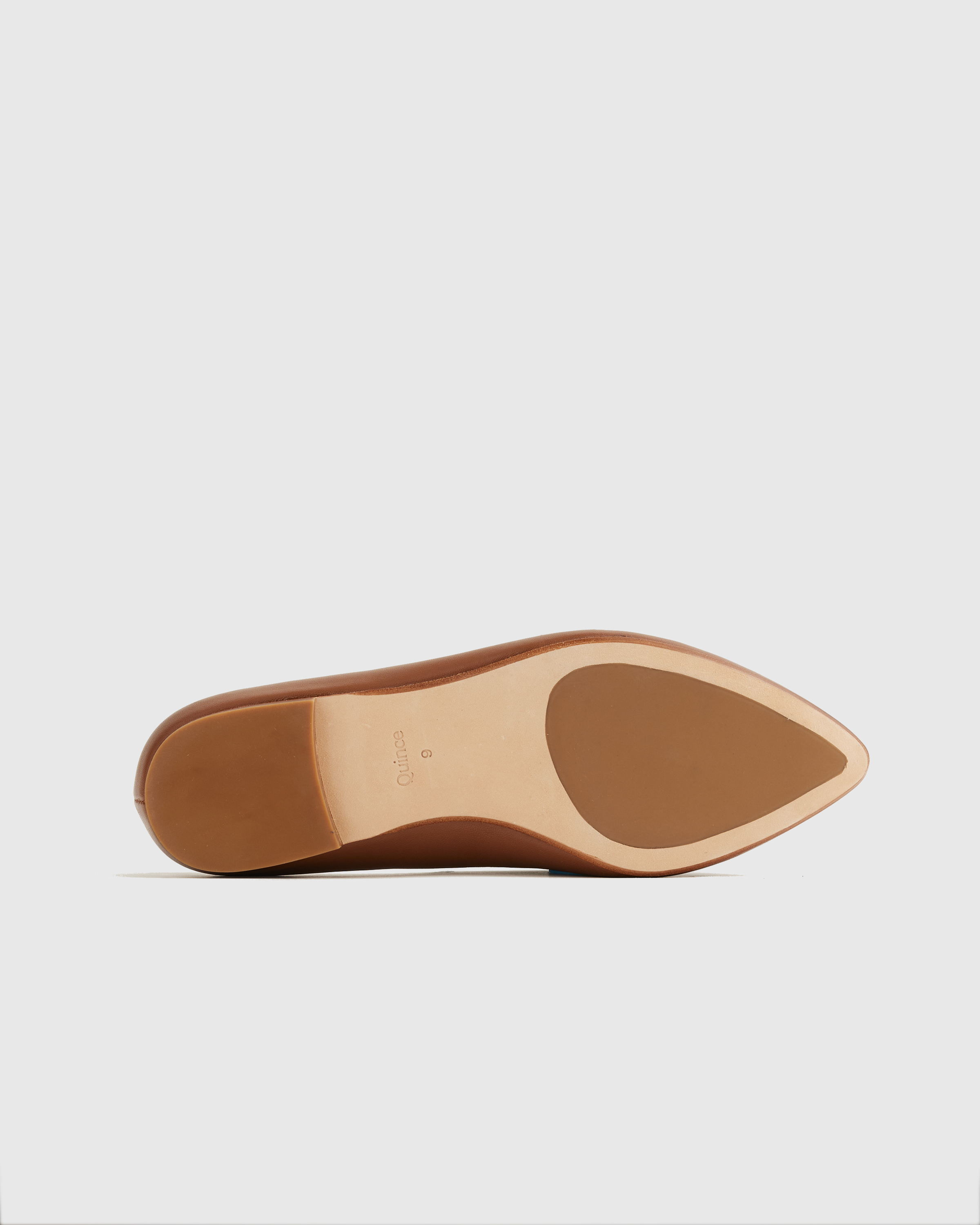 Italian Leather Pointed Bow Flat — Image 10