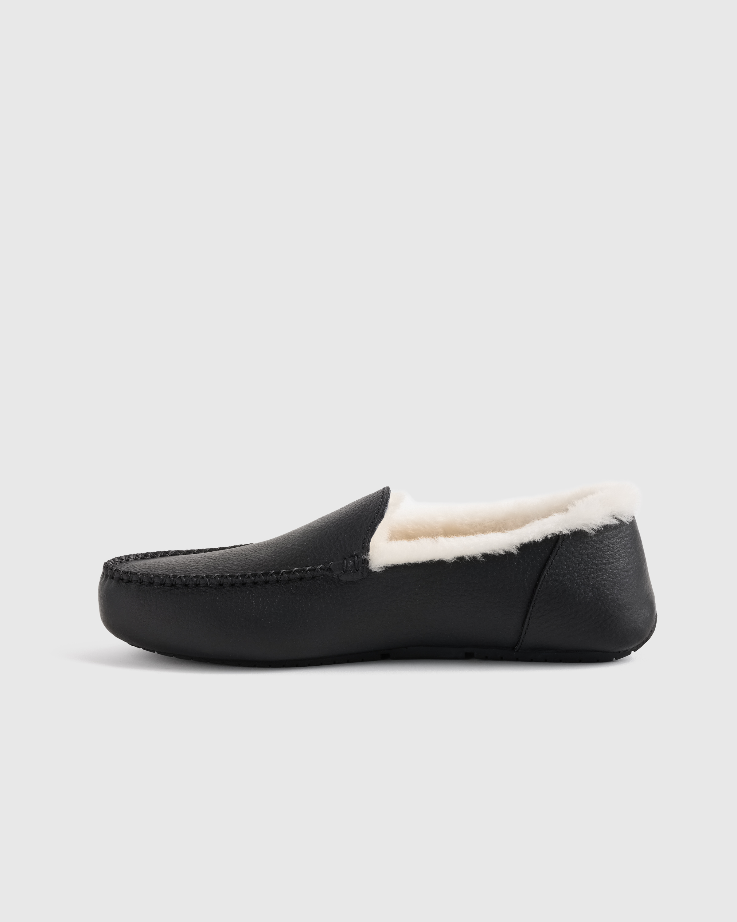 Italian Leather Handstitched Moccasin Slipper — Image 10