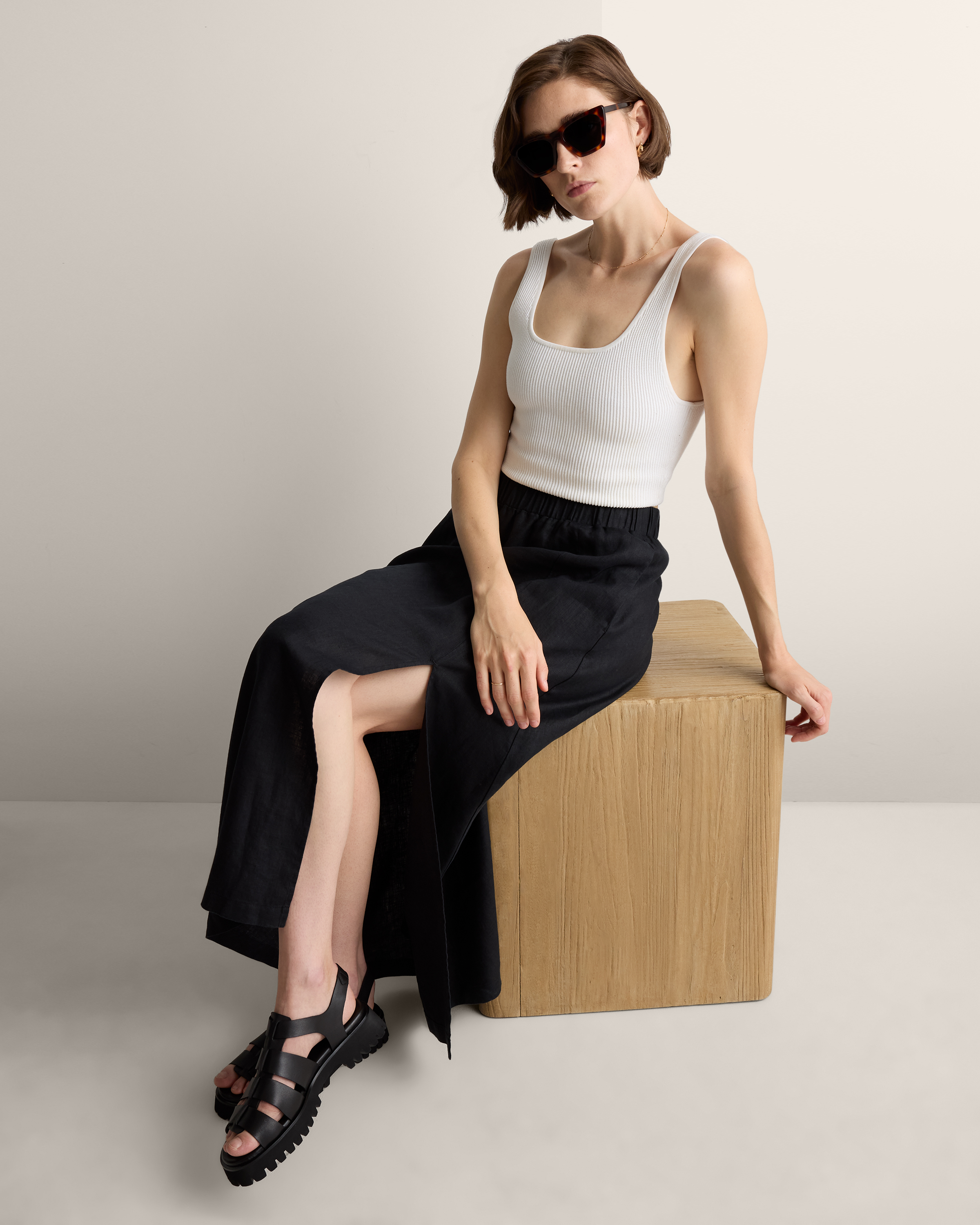 Italian Leather Lug Sole Fisherman Sandal — Image 3