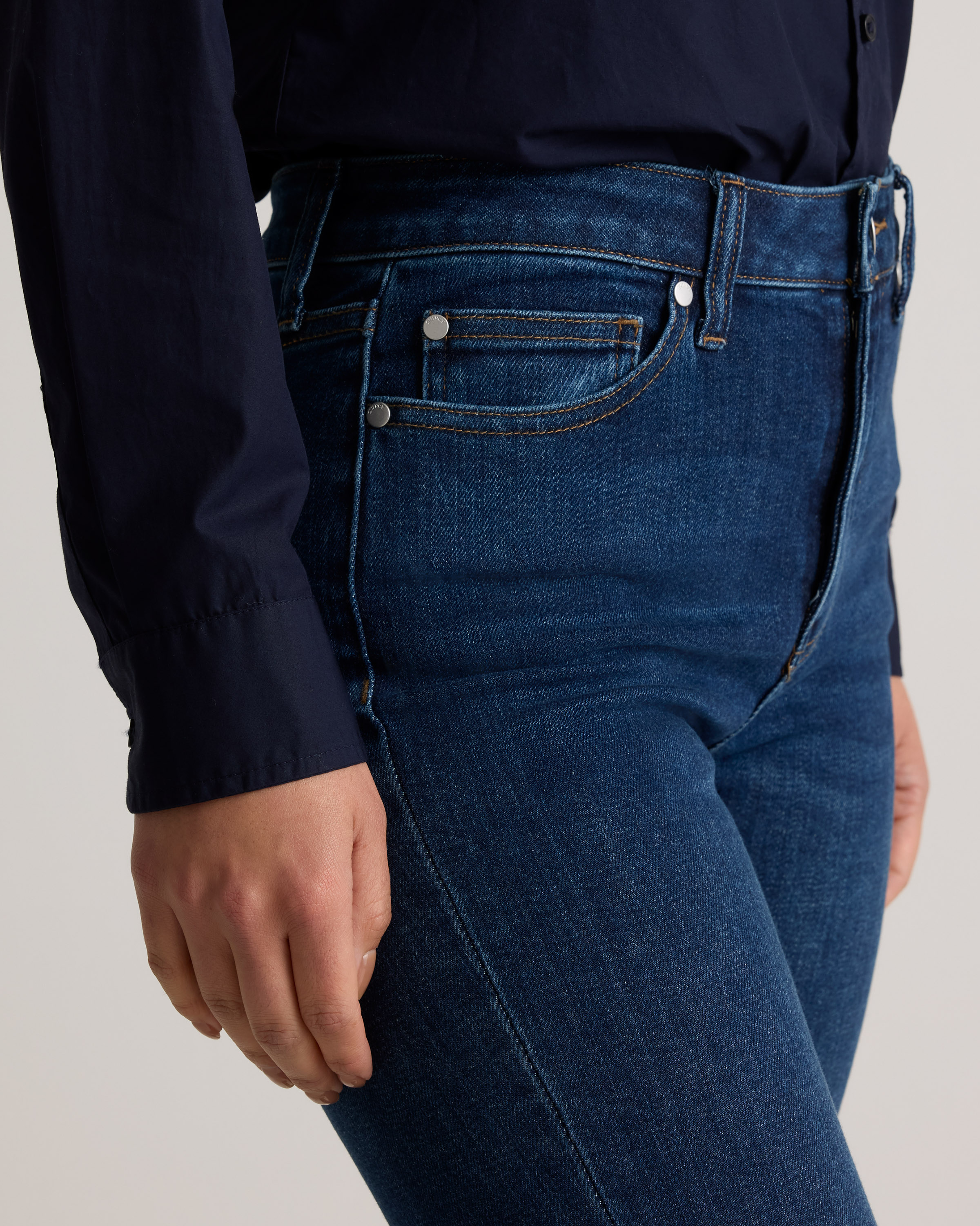 Bella Stretch Kick Flare Jeans — Image 41
