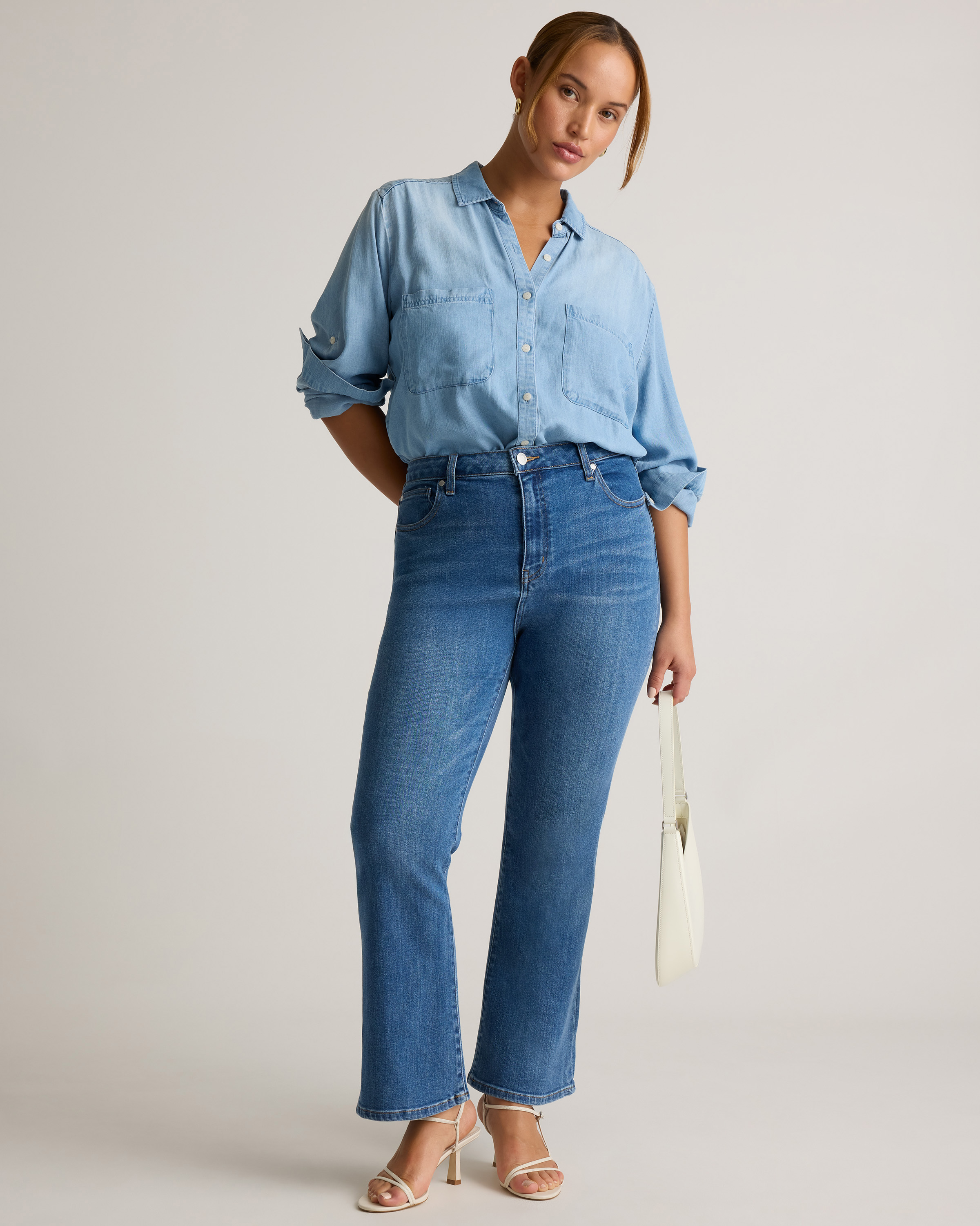 Bella Stretch Kick Flare Jeans — Image 154