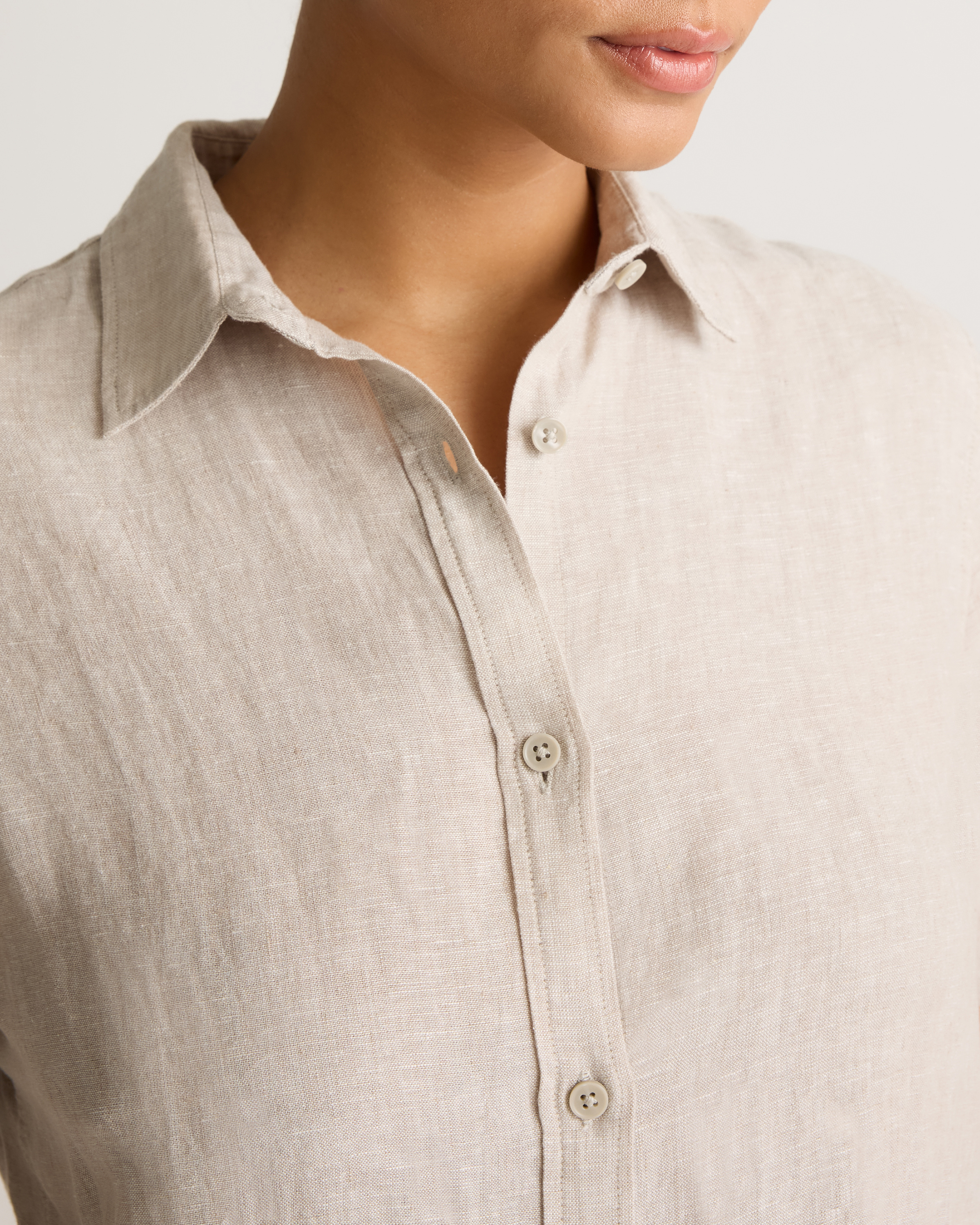 100% European Linen Shorts Pajama Set — Image 3
