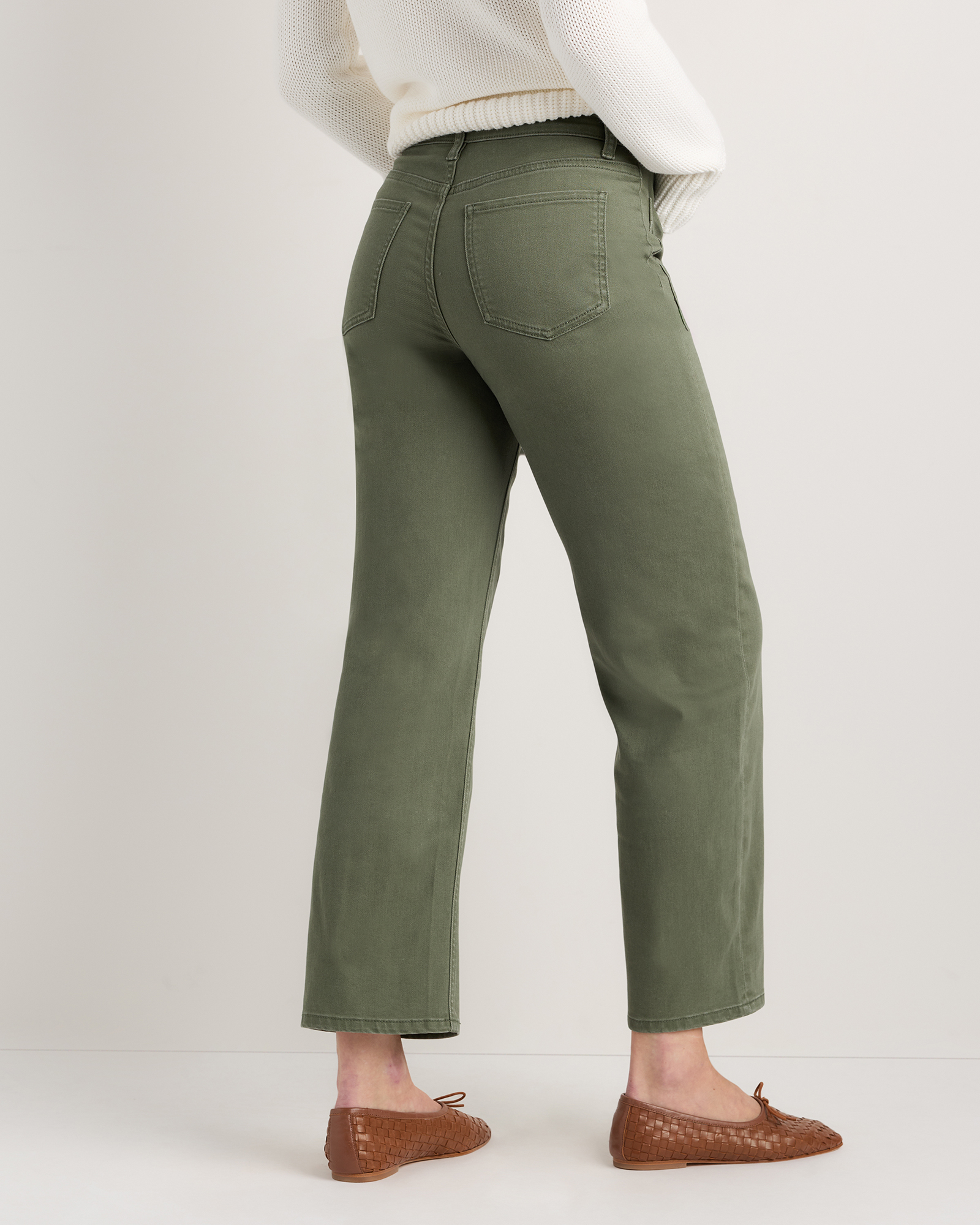 Bella Stretch Patch Pocket Wide Leg Jeans — Image 28