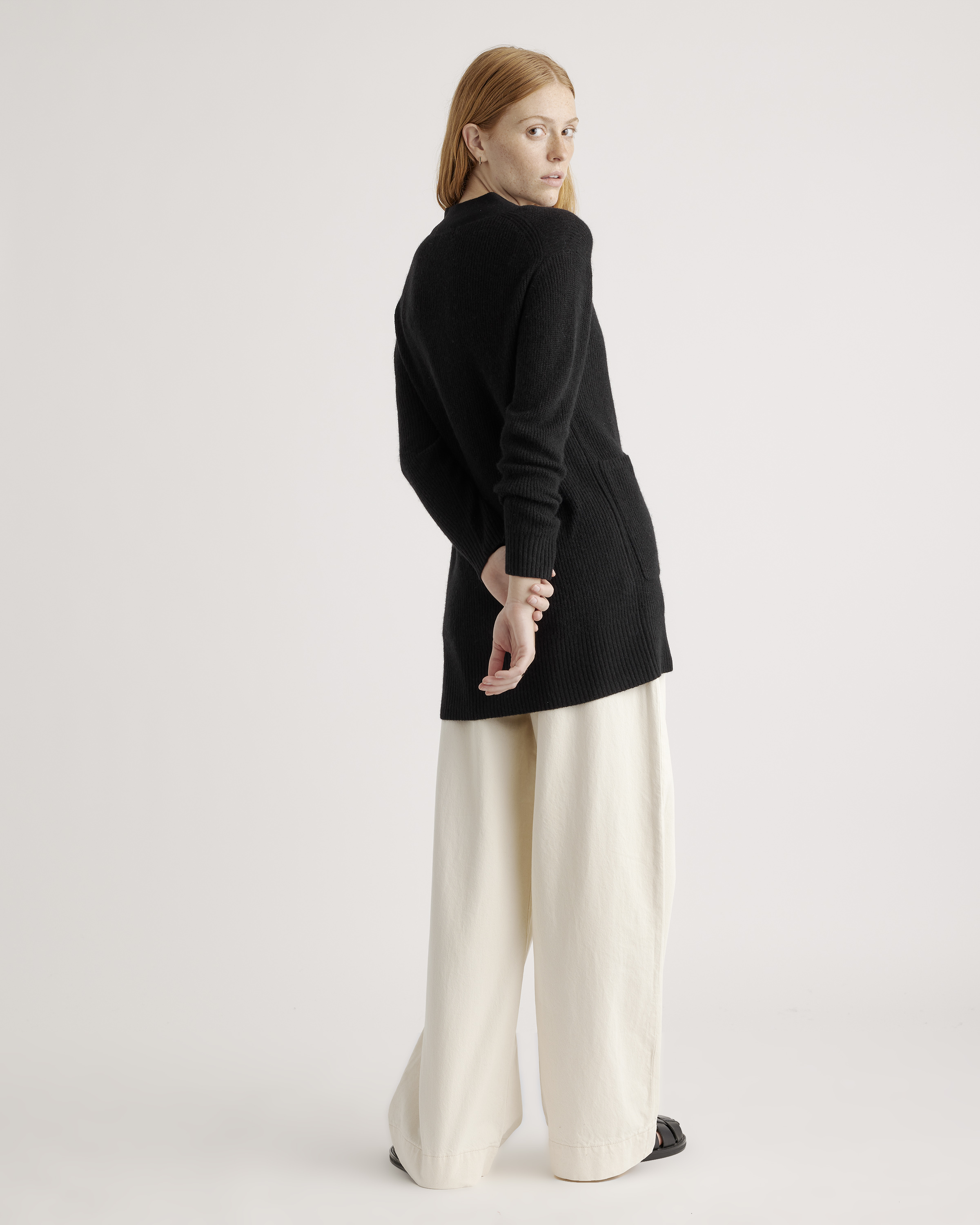 Baby Alpaca-Wool Oversized Cardigan — Image 9