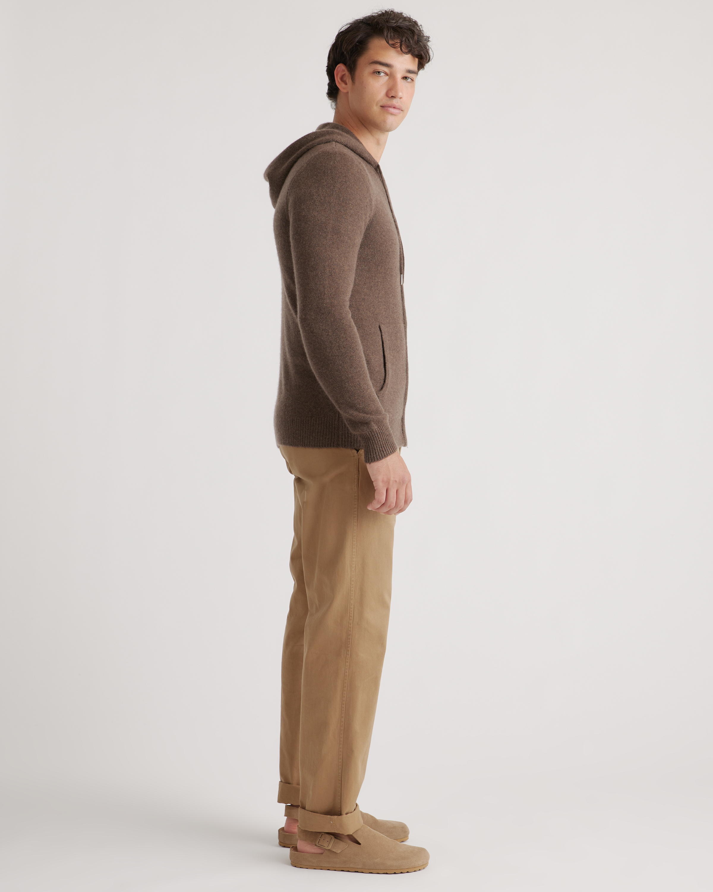 Mongolian Spring Cashmere Full-Zip Hoodie — Image 5