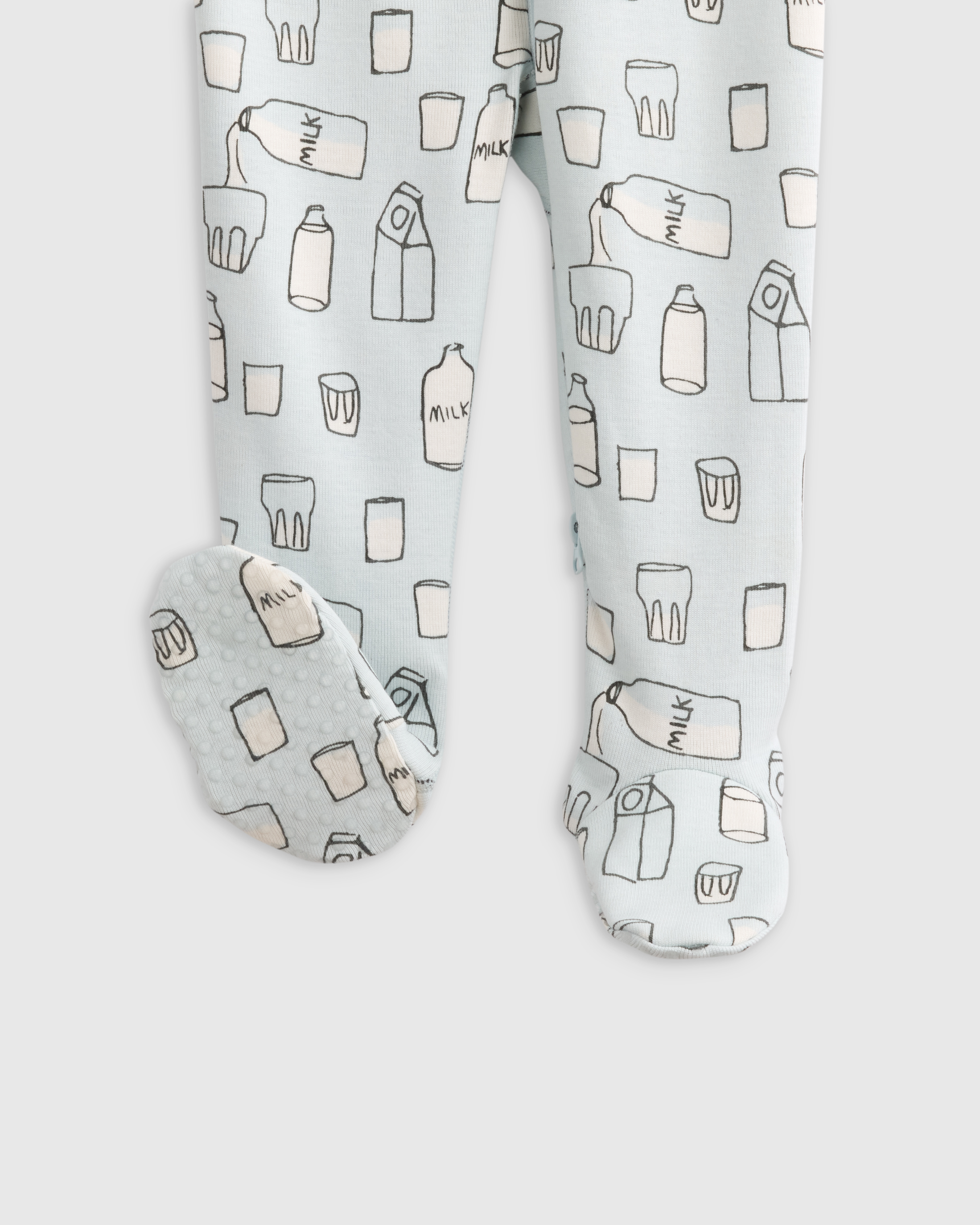 100% Organic Cotton Footie Pajama — Image 22