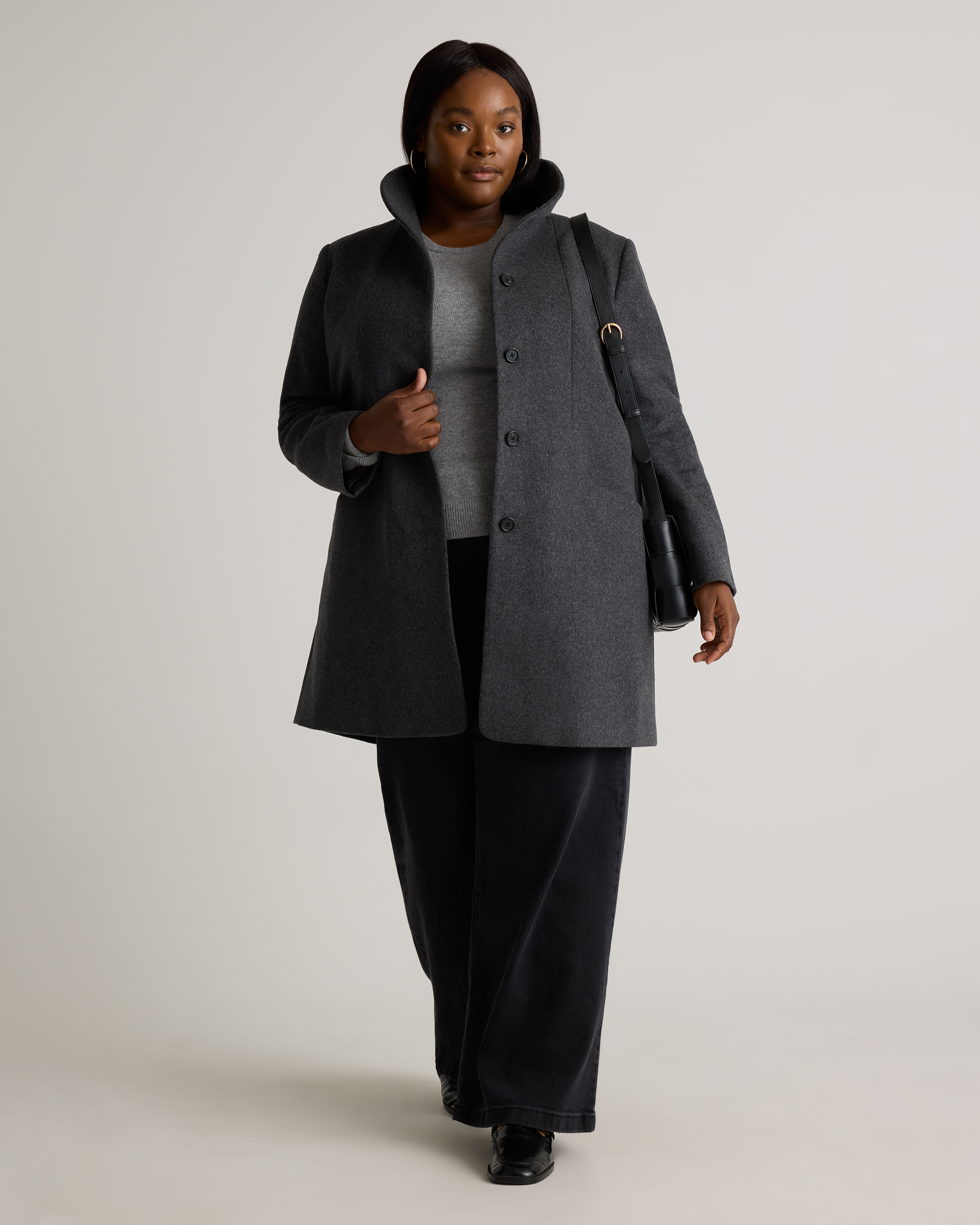 Italian Wool Cocoon Coat — Image 19