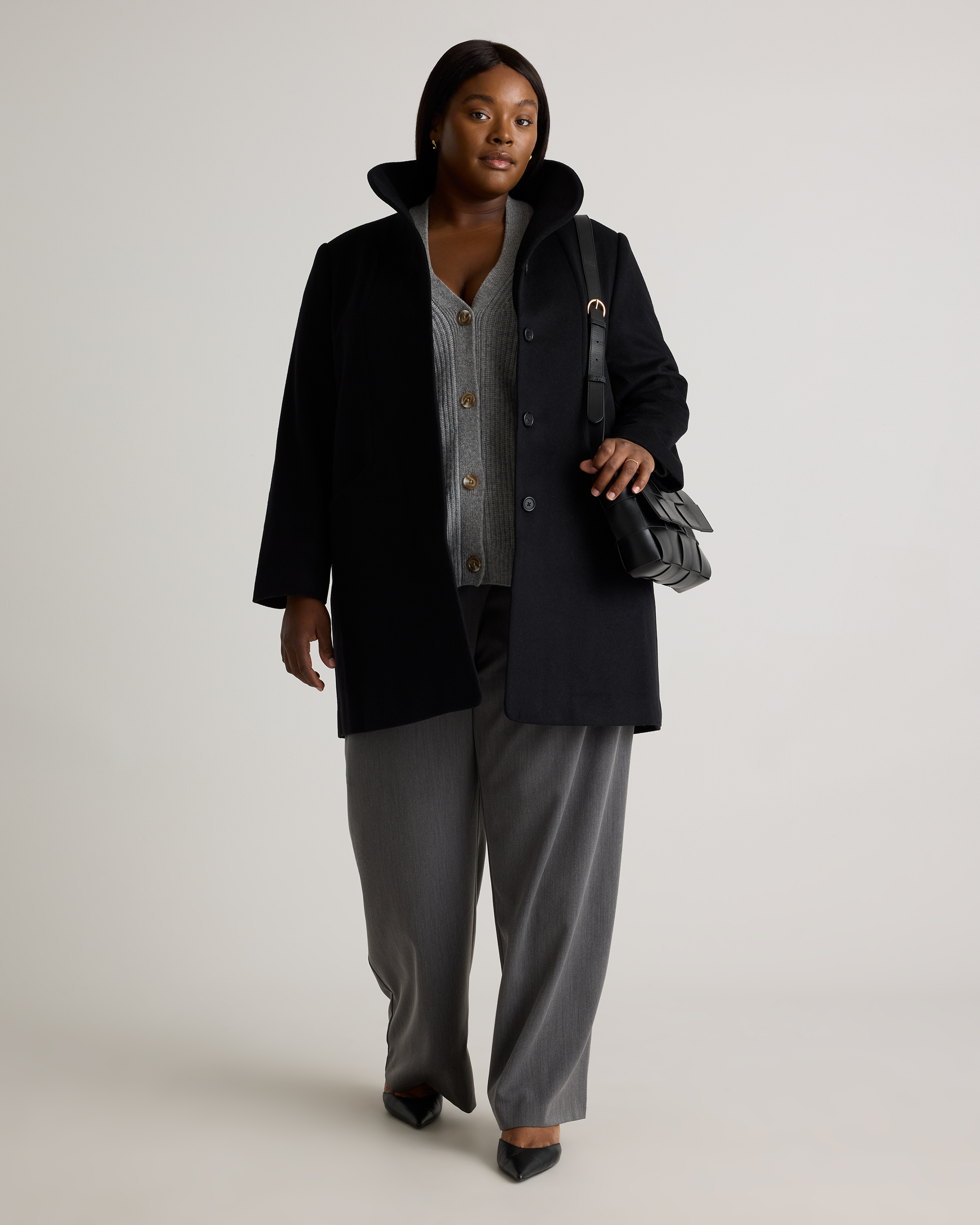 Italian Wool Cocoon Coat — Image 24