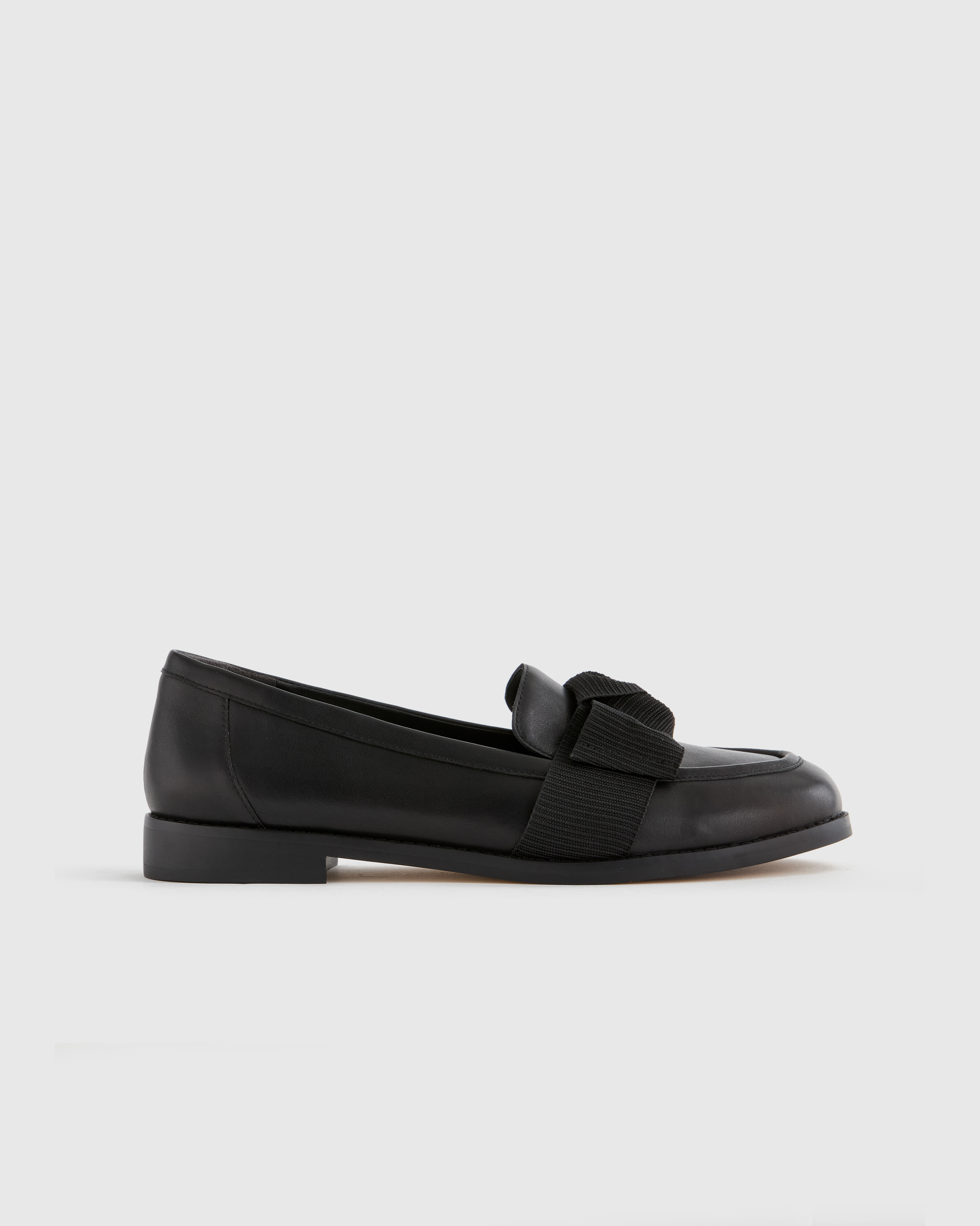 Italian Leather Bow Penny Loafer — Image 12