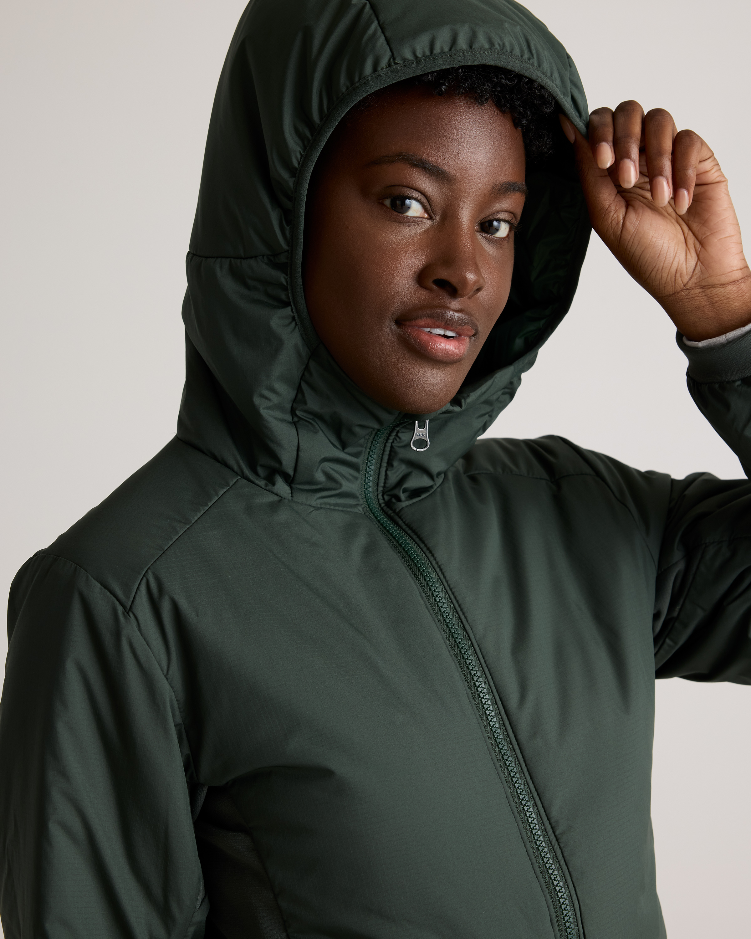 Hybrid Insulated Lightweight Hooded Jacket — Image 3