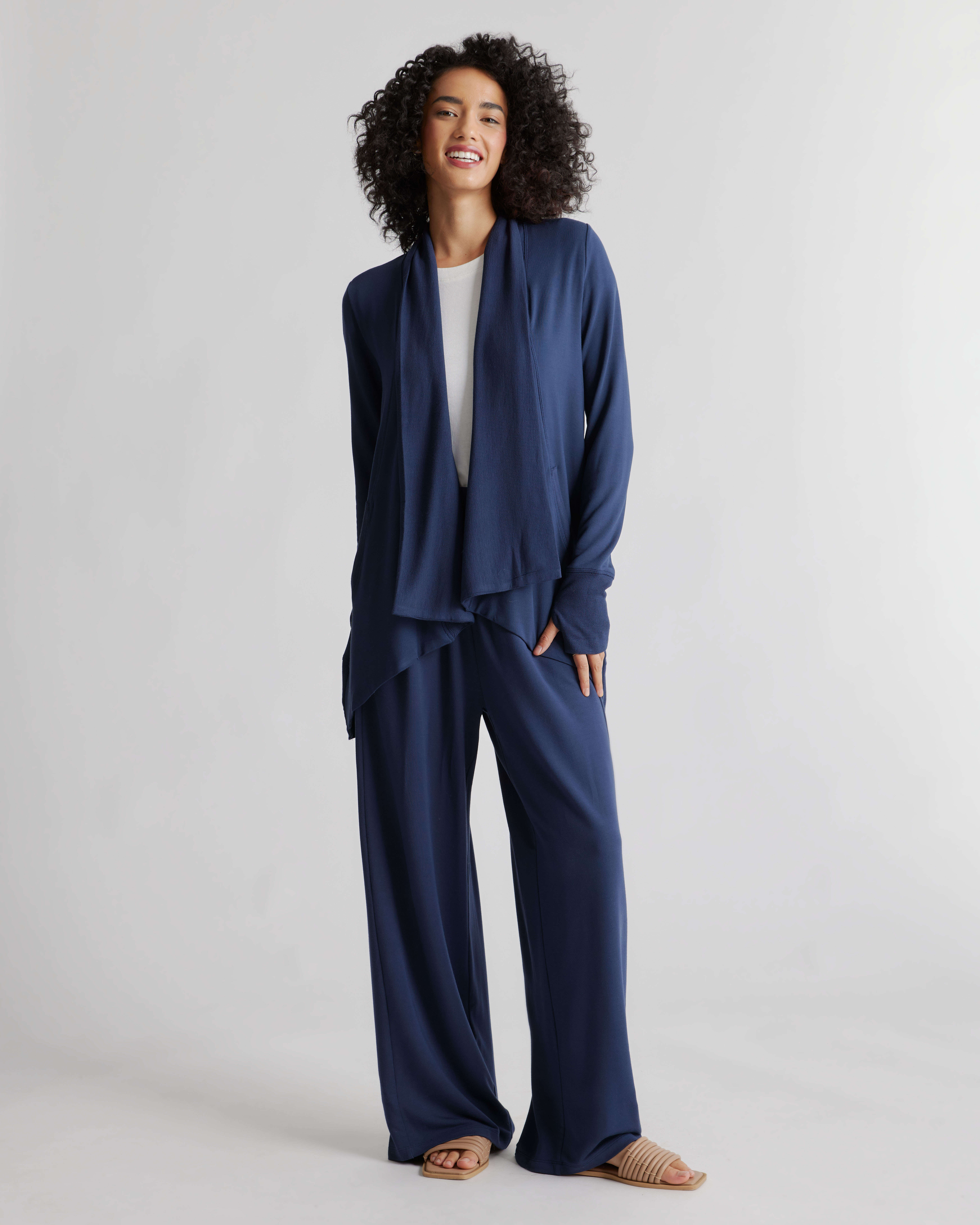 French Terry Modal Cardigan — Image 6