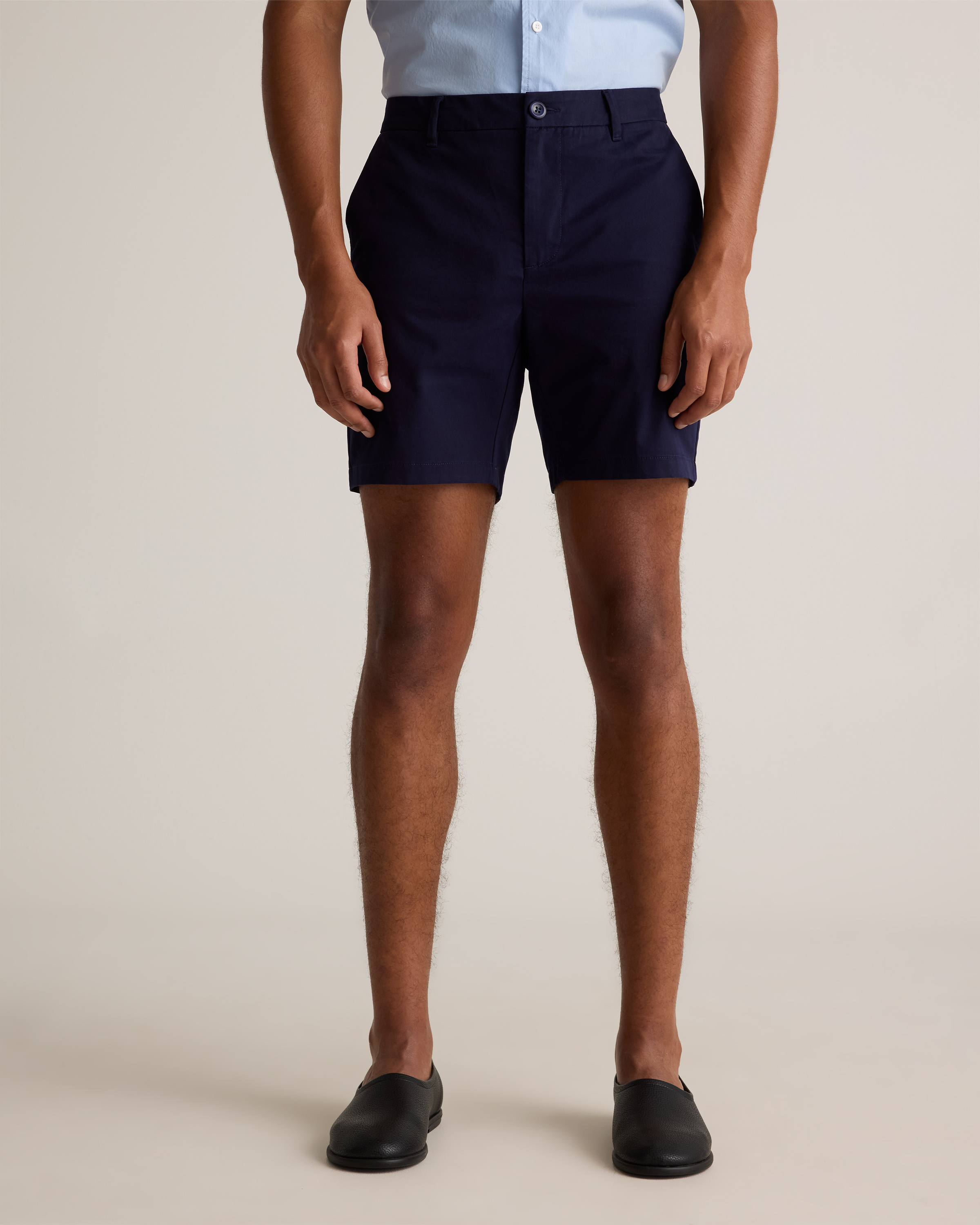 Organic Cotton Classic Stretch Chino Shorts - 7" — Image 26