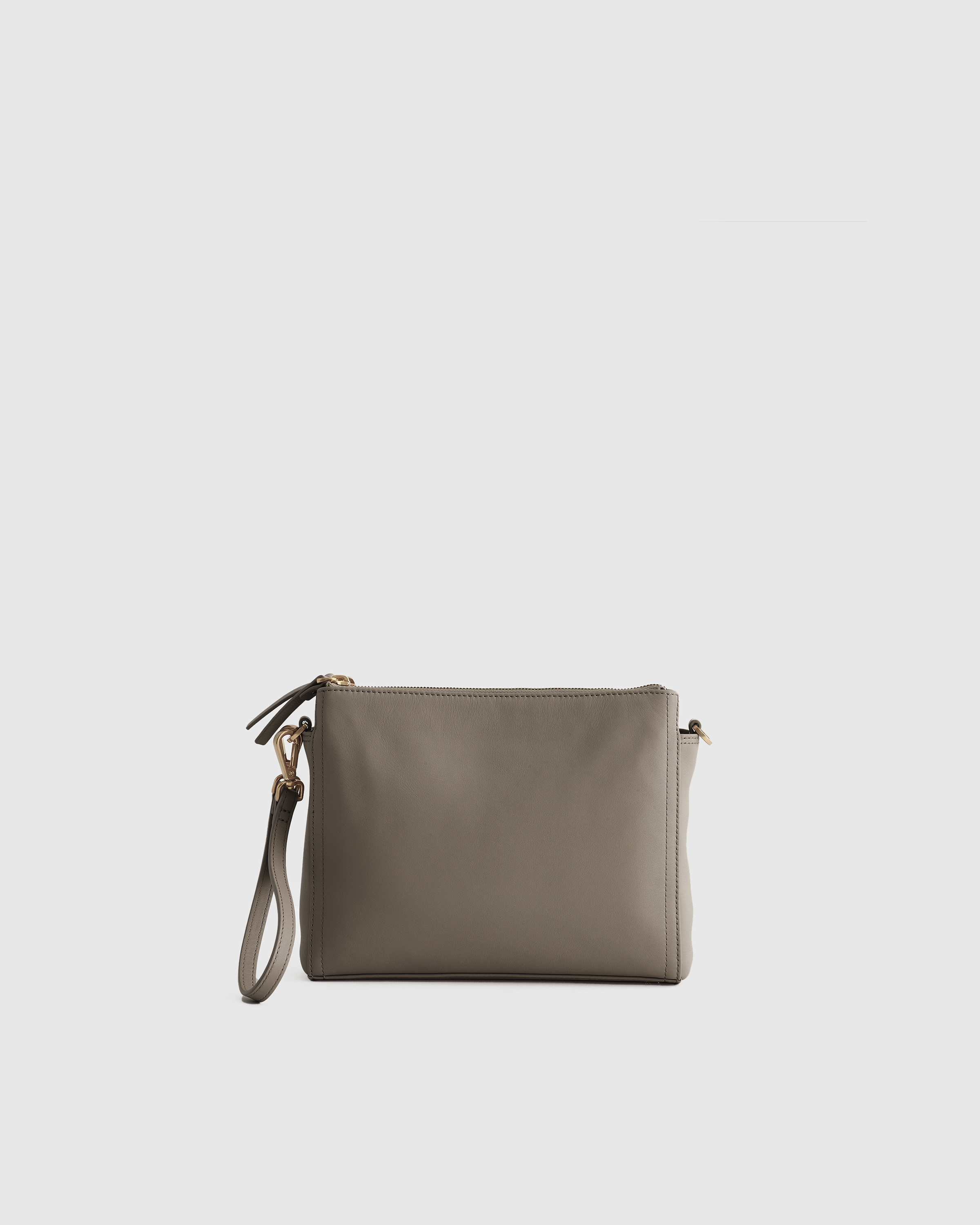 Italian Leather Triple Compartment Crossbody — Image 11