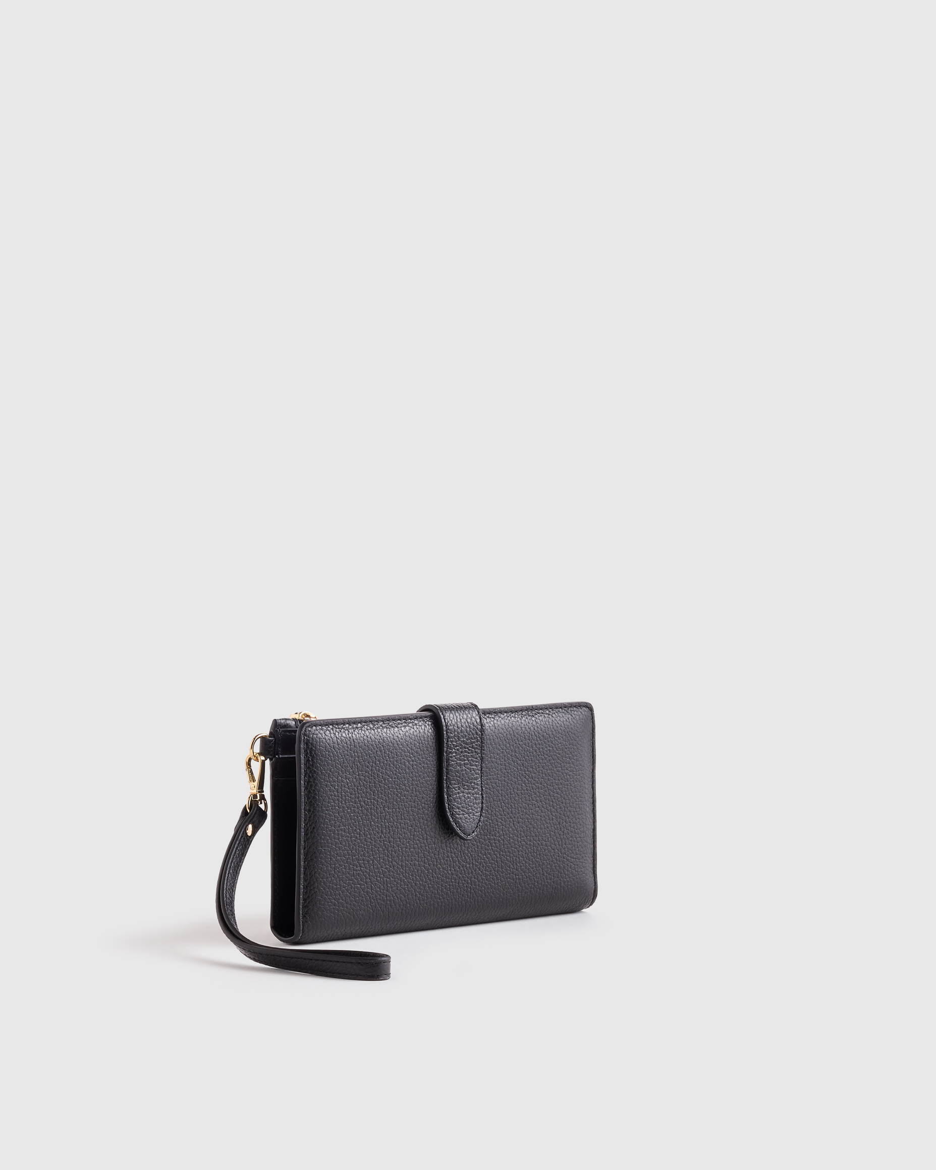 Italian Leather Phone Bi-Fold Wristlet — Image 25