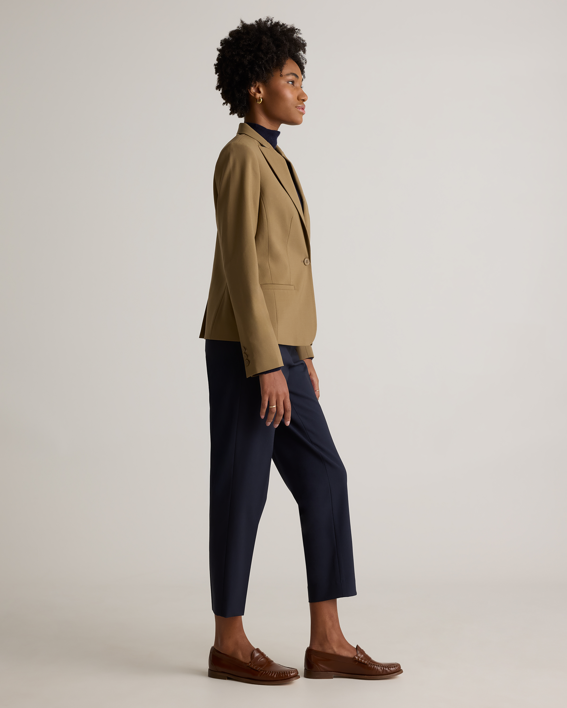 Italian Wool Tailored Blazer — Image 28