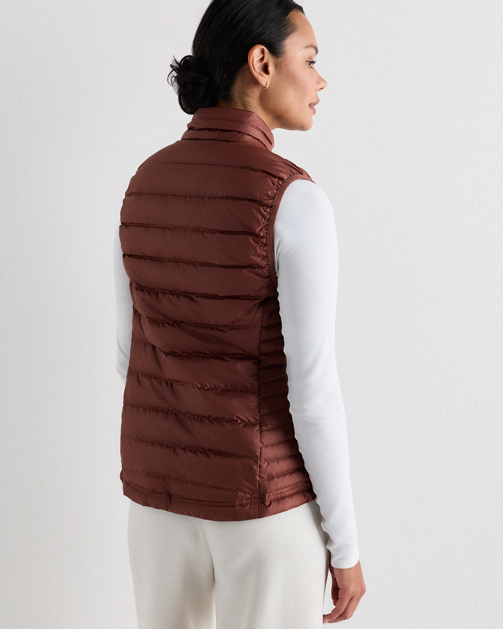 Lightweight Down Packable Puffer Vest — Image 15