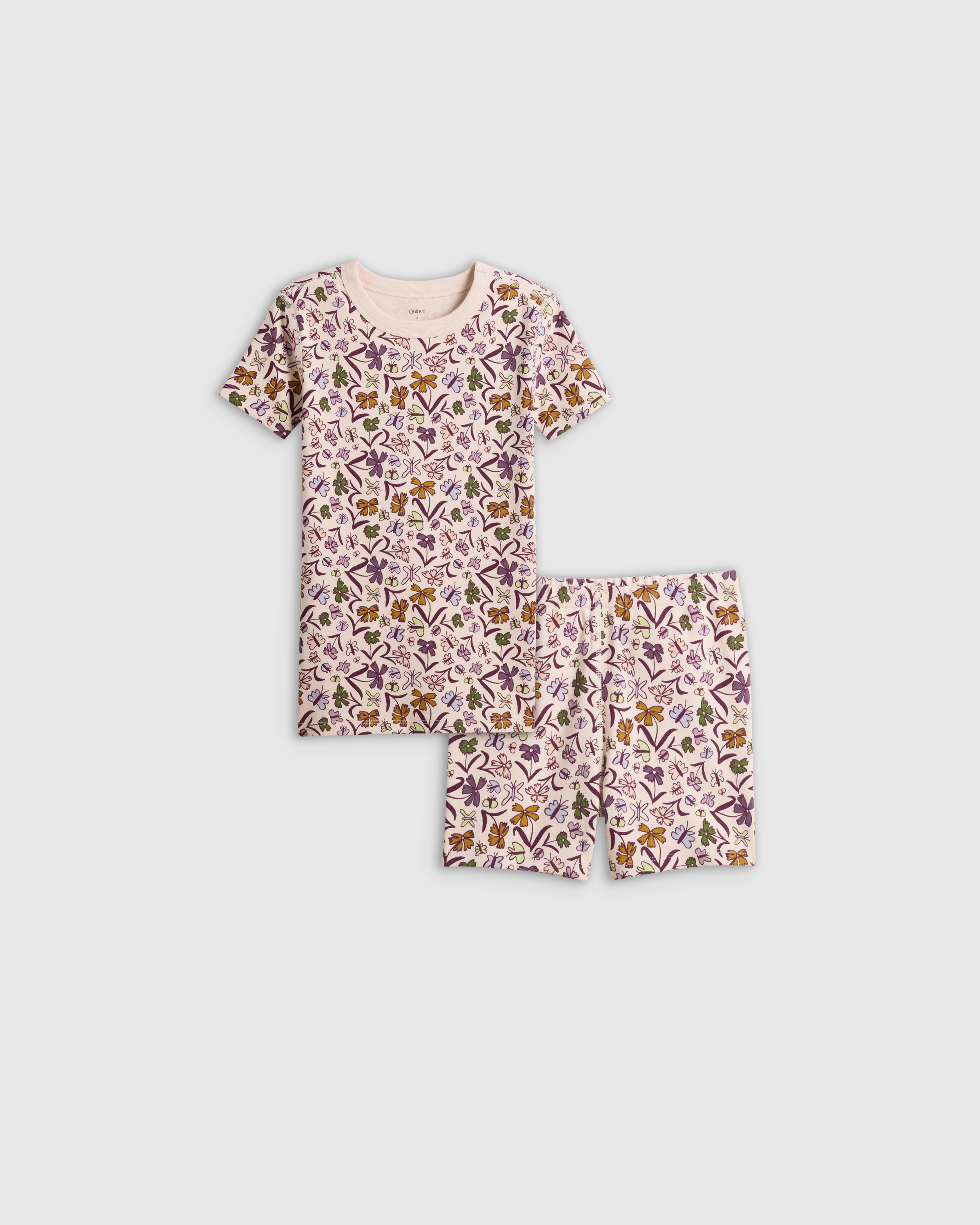 100% Organic Cotton Short Sleeve and Shorts Pajama Set — Image 5