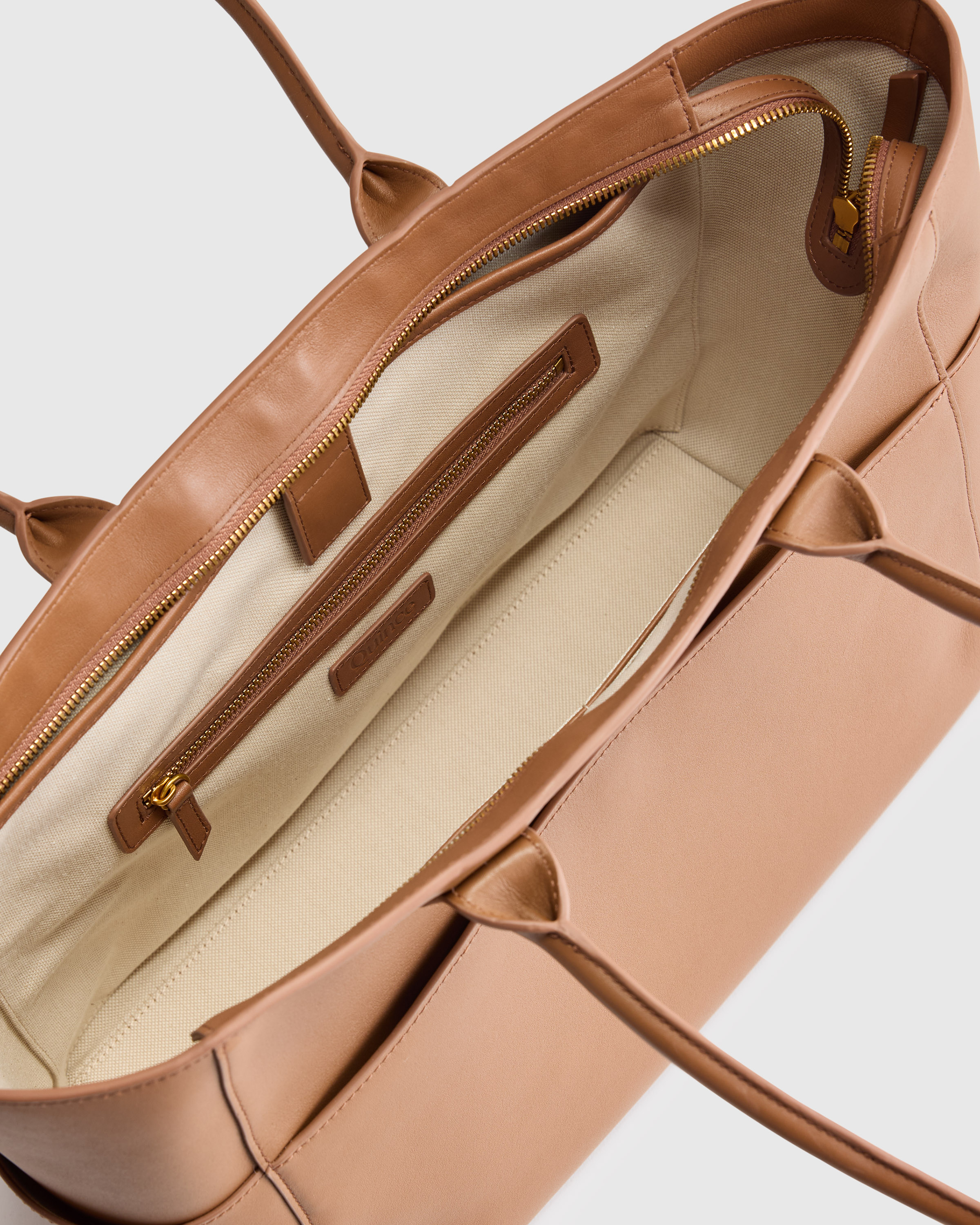 Italian Leather Shopper Tote — Image 6
