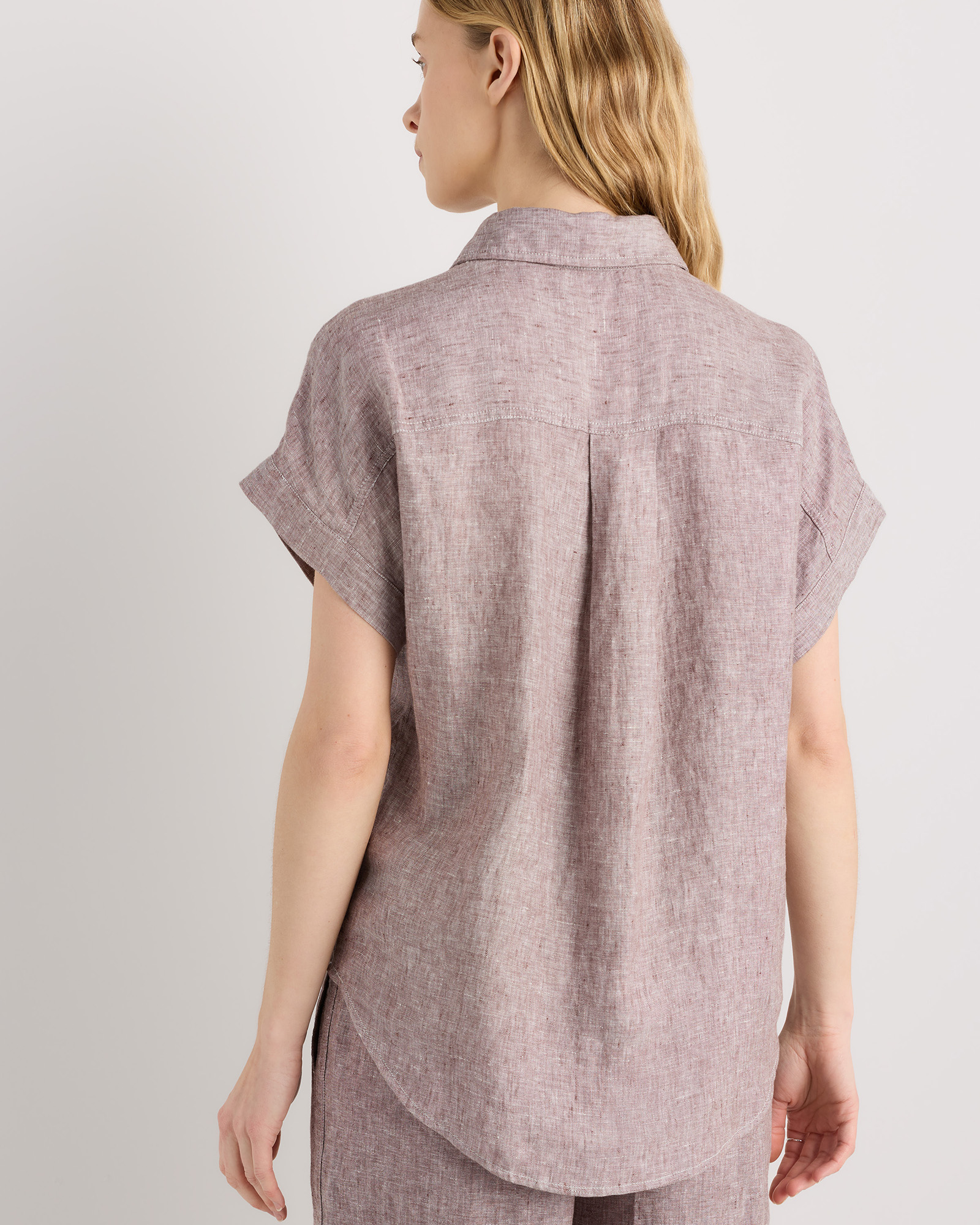 100% European Linen Camp Shirt — Image 27