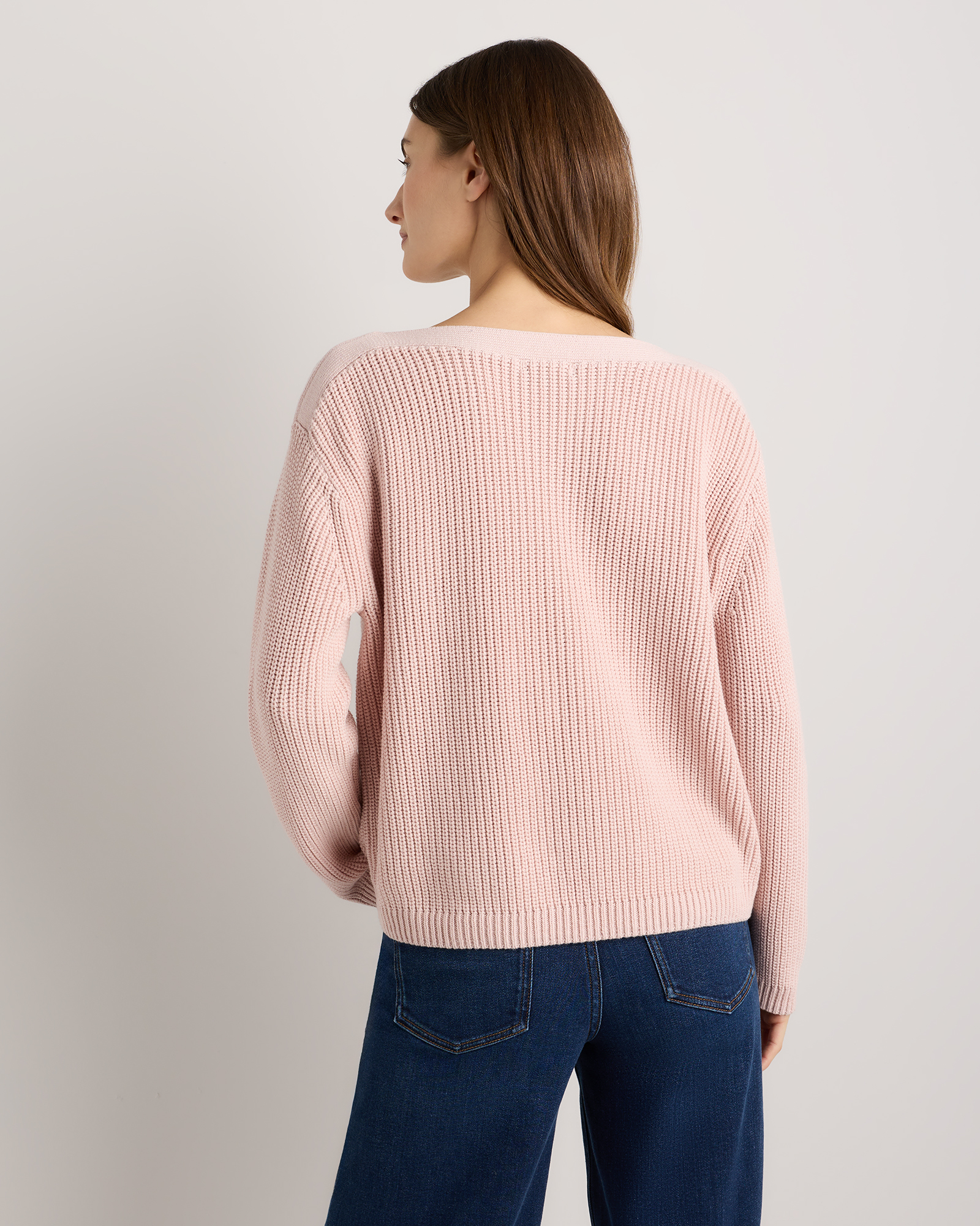 100% Organic Cotton Fisherman Boatneck Sweater — Image 44