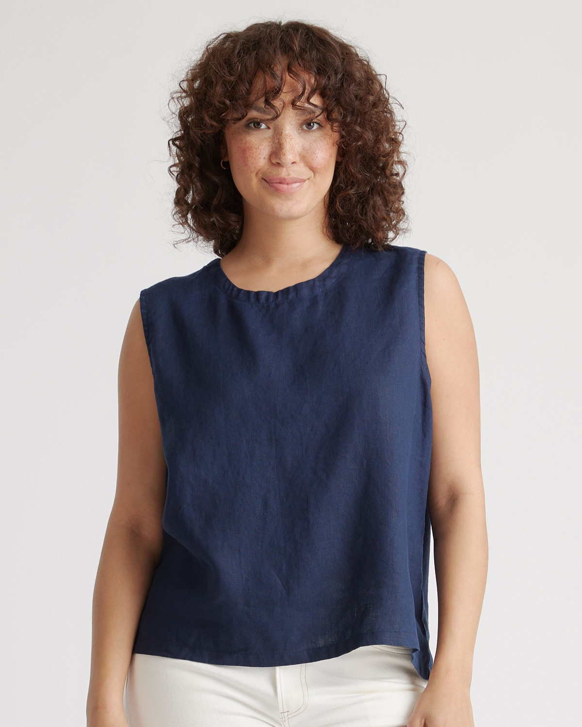 100% European Linen Tank — Image 61